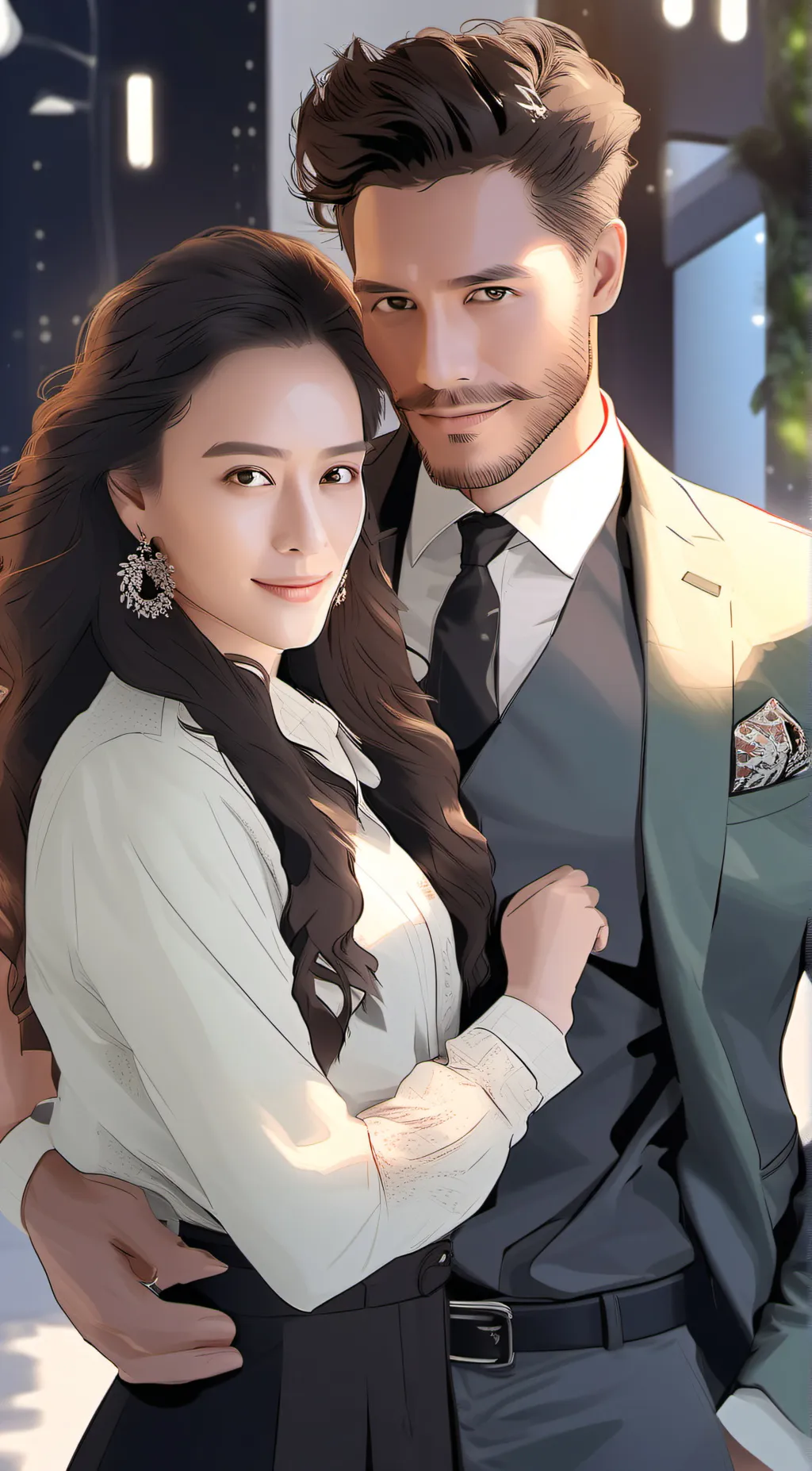 ai character: Wedding Date background