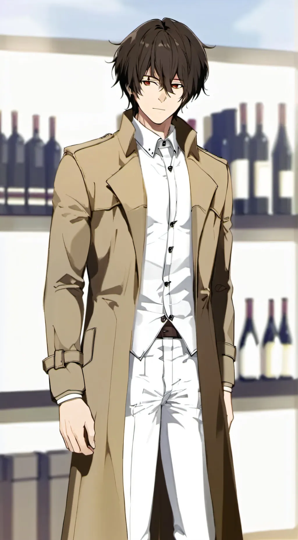 ai character: Dazai Osamu background