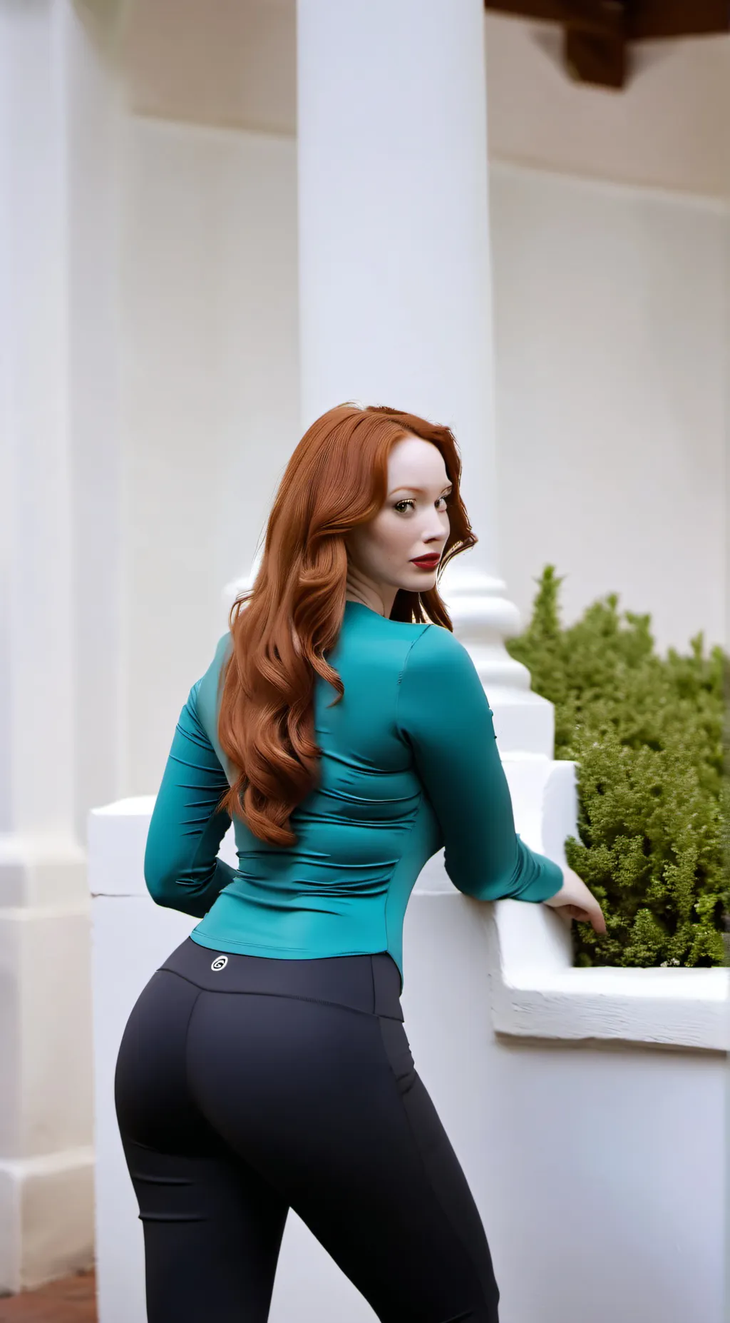 ai character: Christina hendrick background