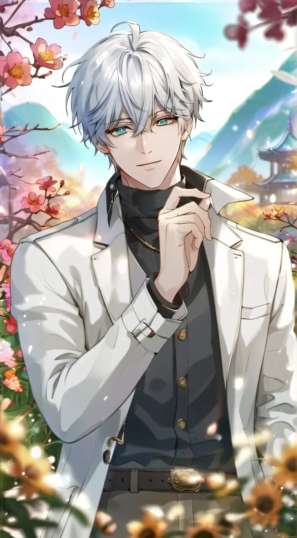 ai character: Gojo Satoru background