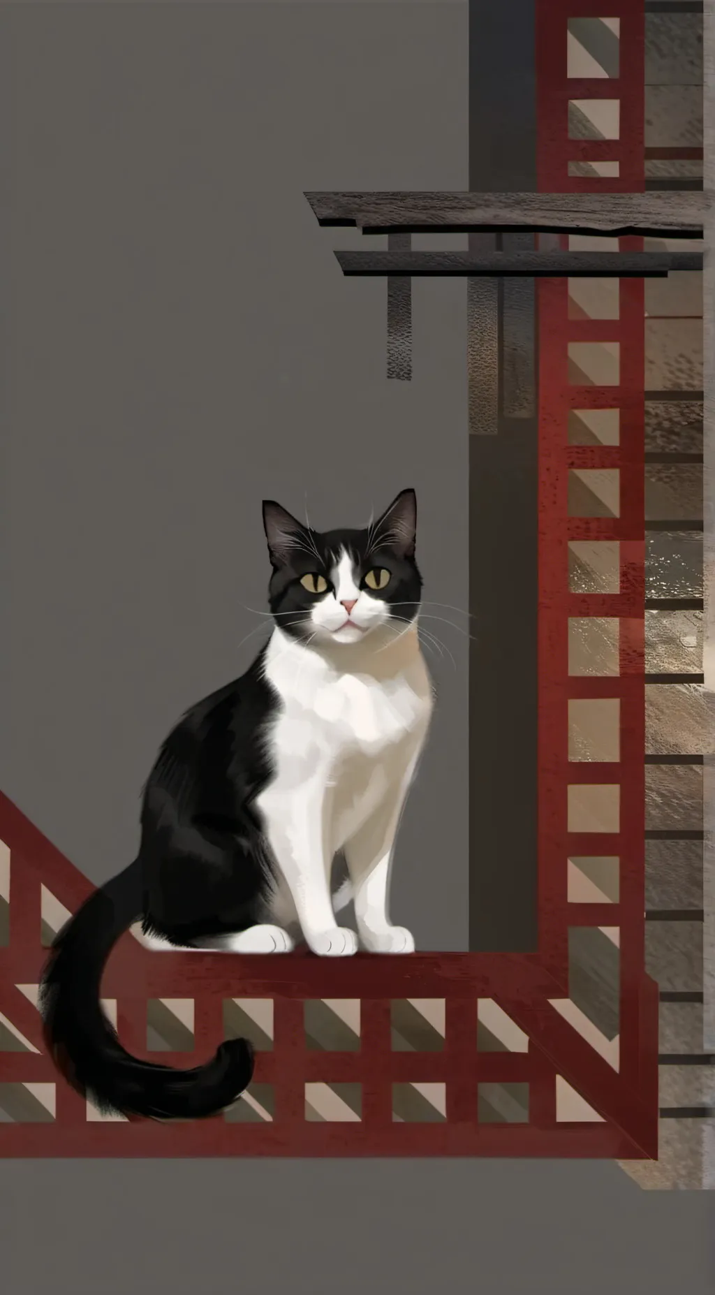 ai character: Beluga cat background