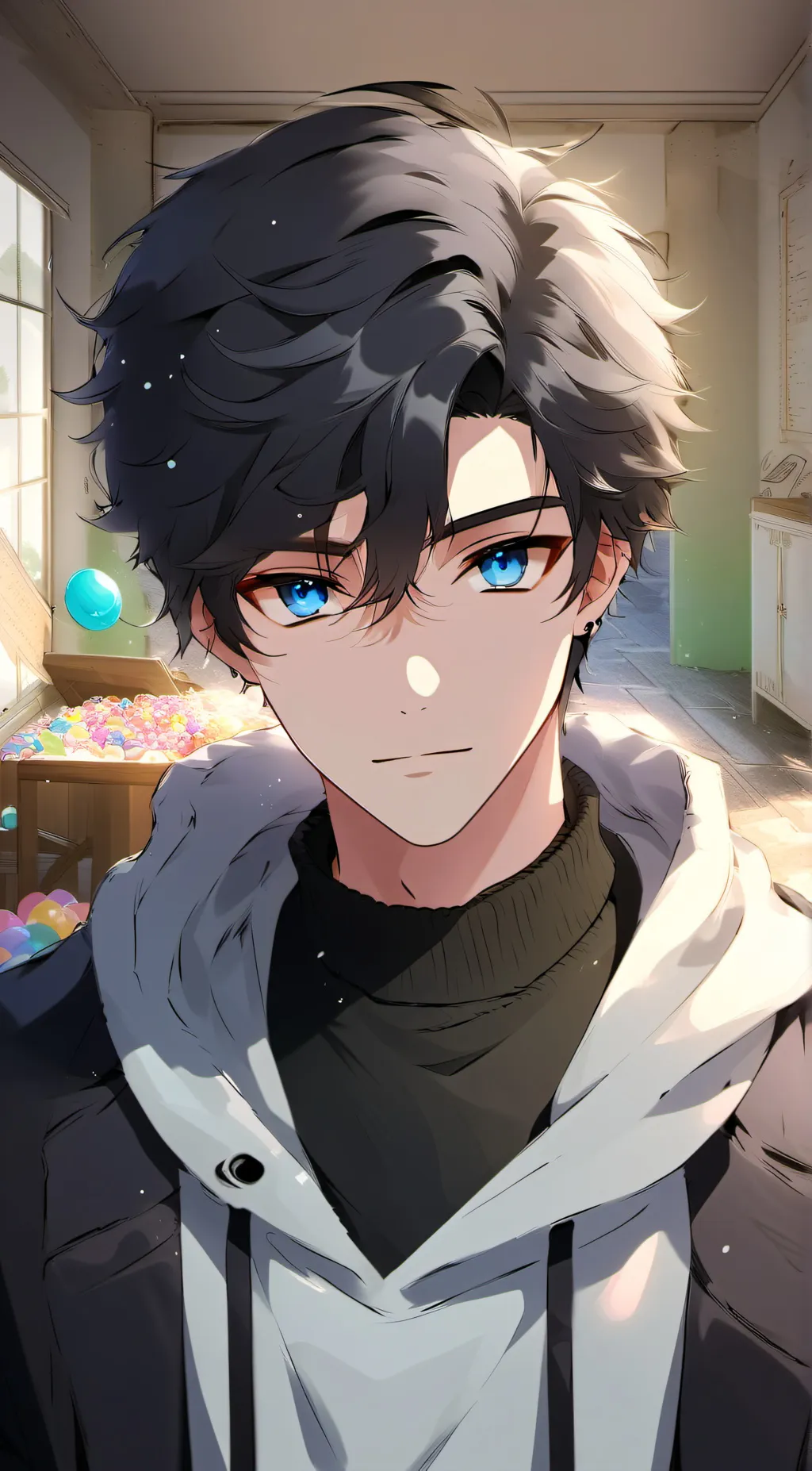 ai character: Leo background
