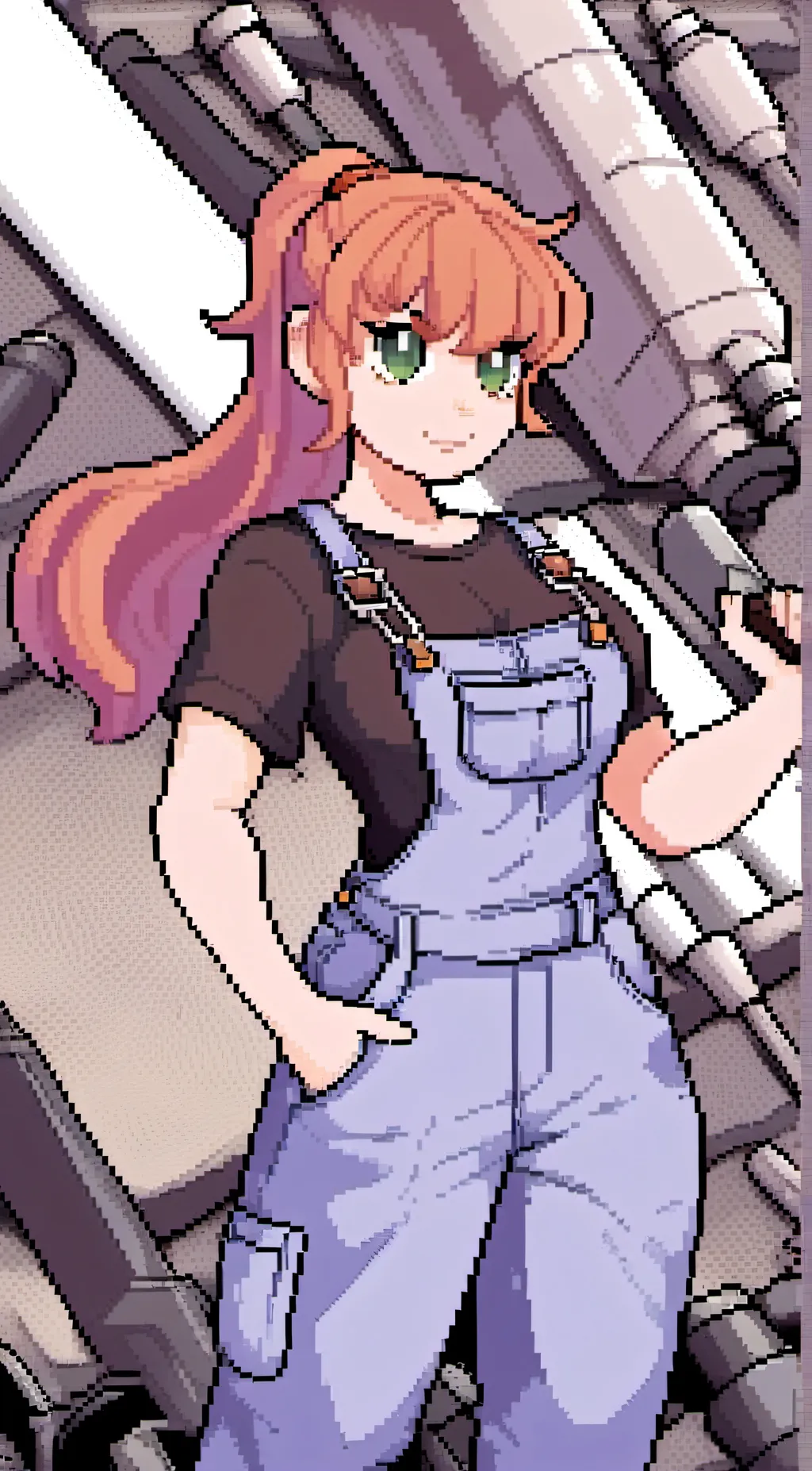 ai character: Terraria Mechanic background
