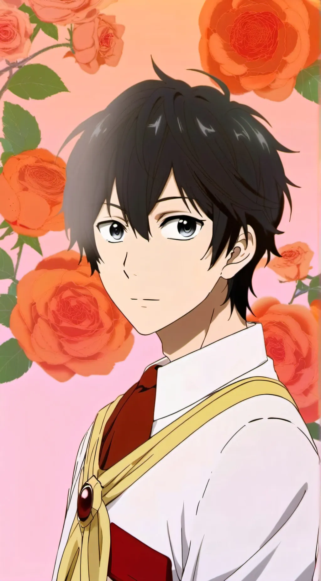 ai character: Kaoru Hitachiin background