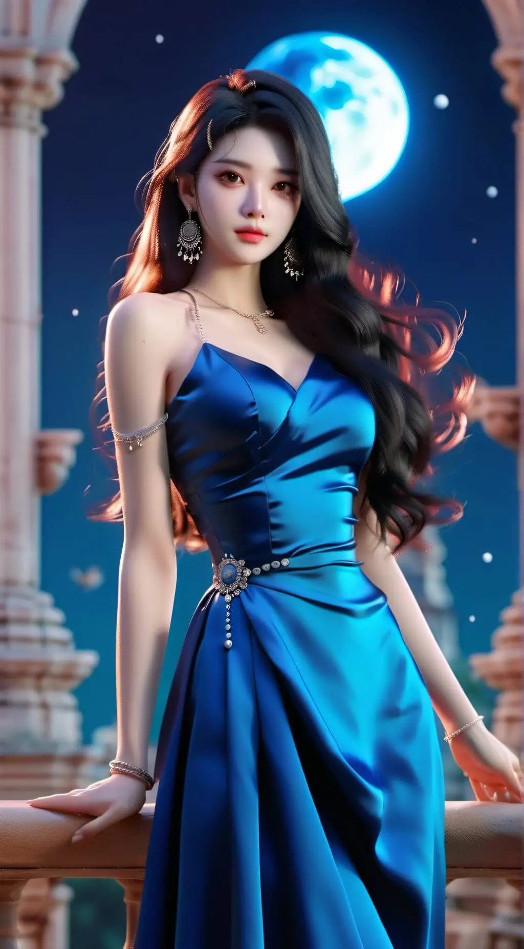 ai character: Lin  background