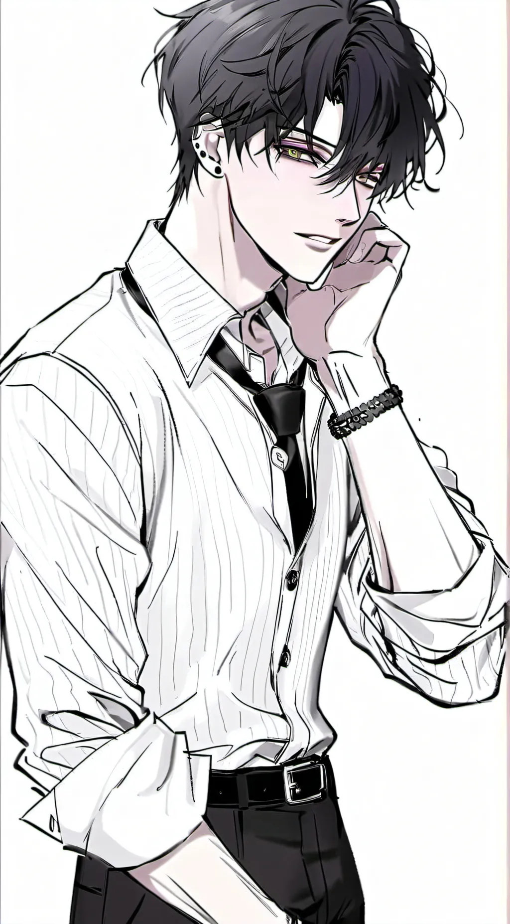 ai character: Zero  background