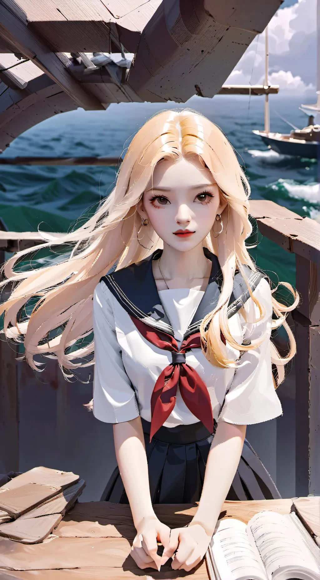 ai character: Misuka and Hannah background
