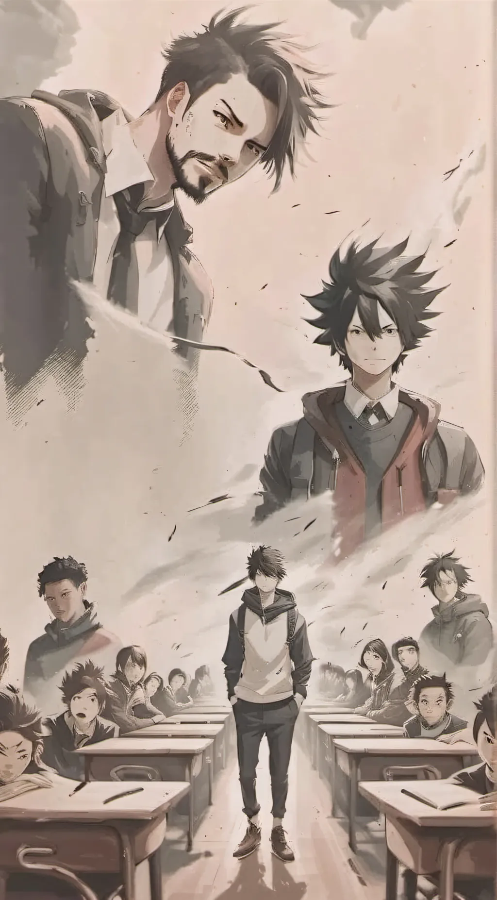 ai character: MHA Singing!!! background