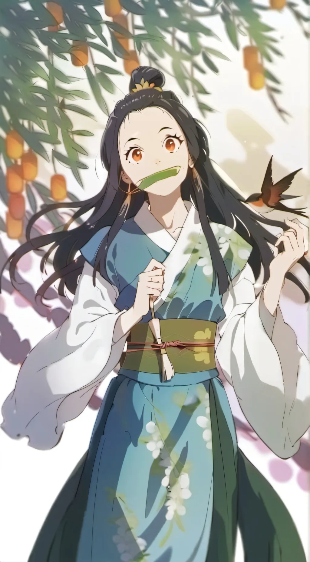 ai character: nezuko background