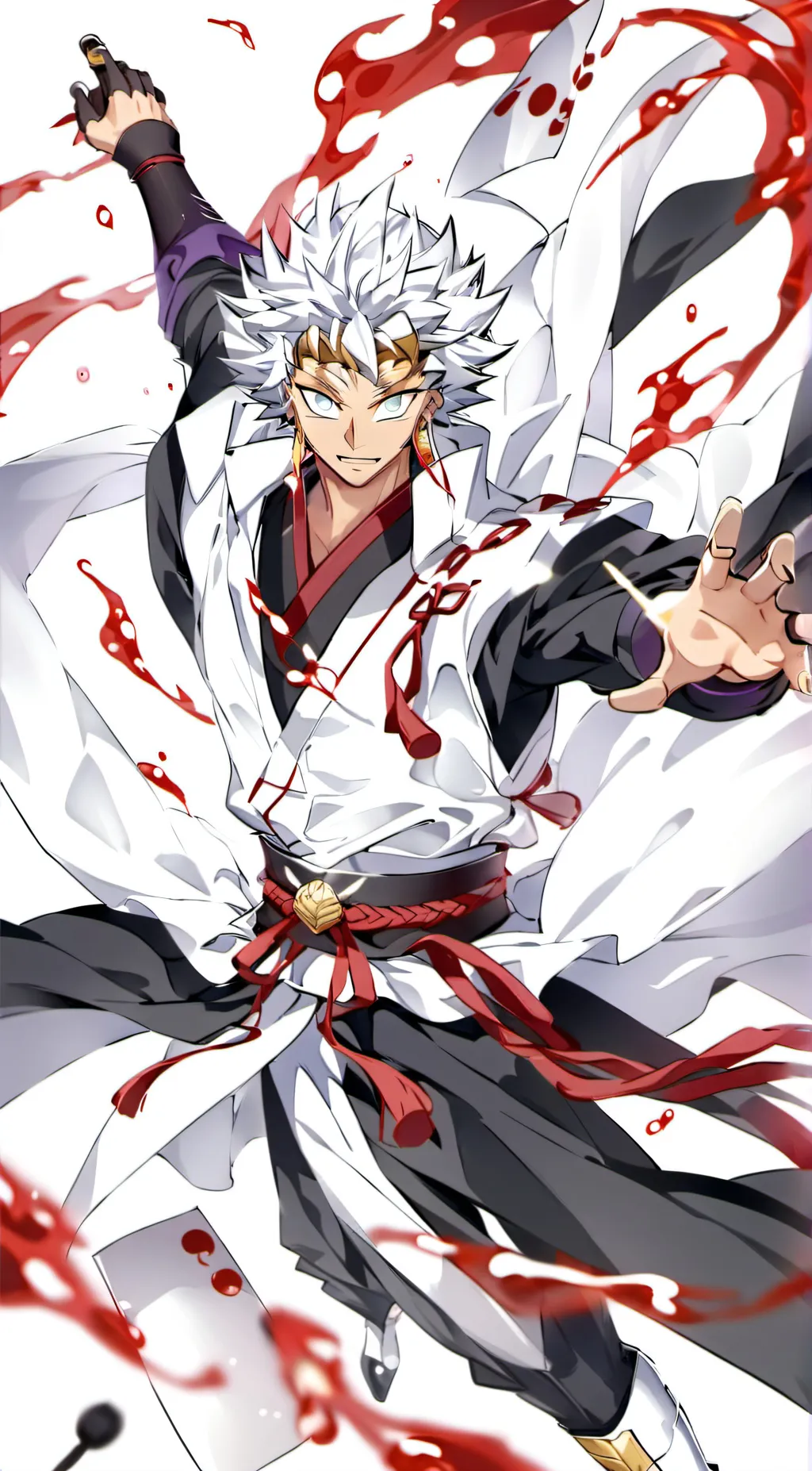 ai character: Ryuga the emperor  background