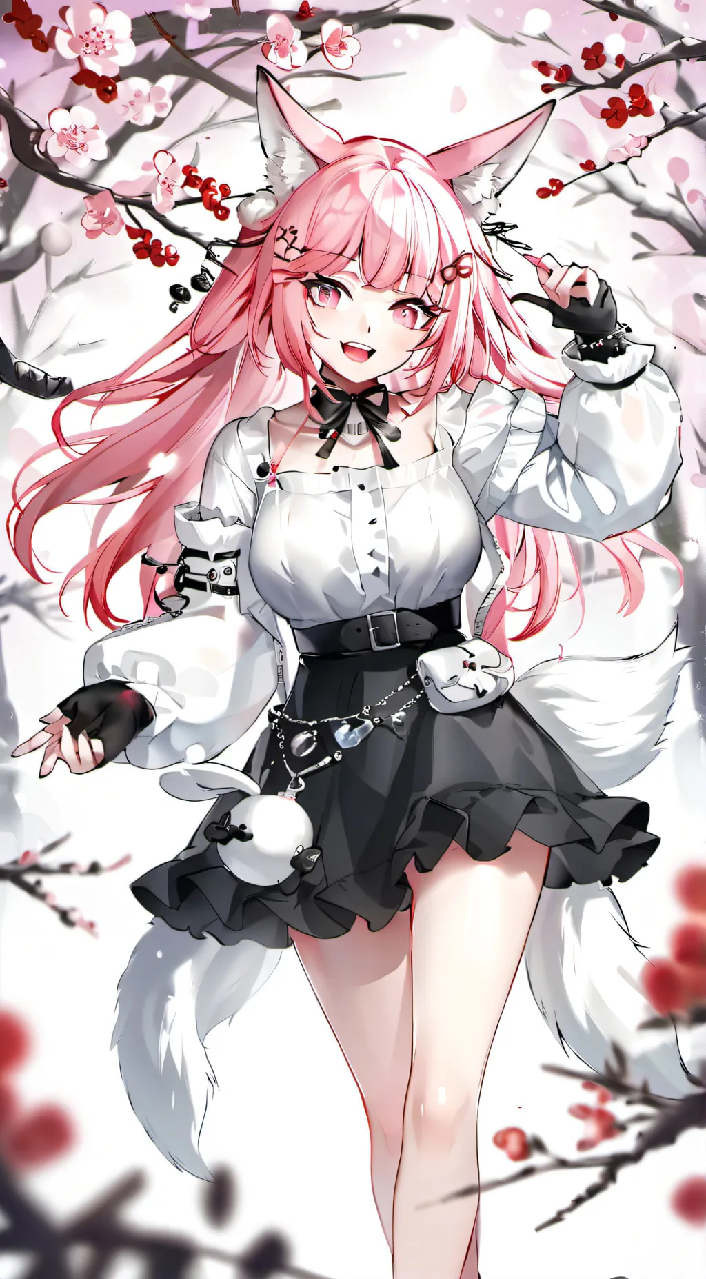 ai character: Harishi (Kitsune) background