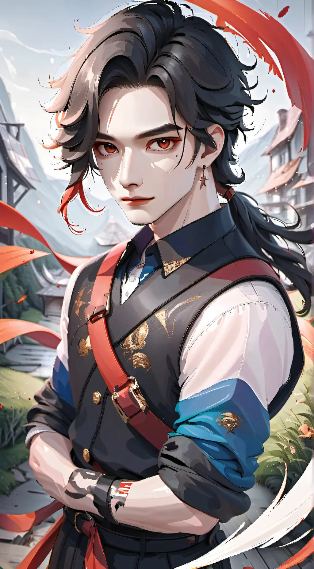 ai character: Raven background