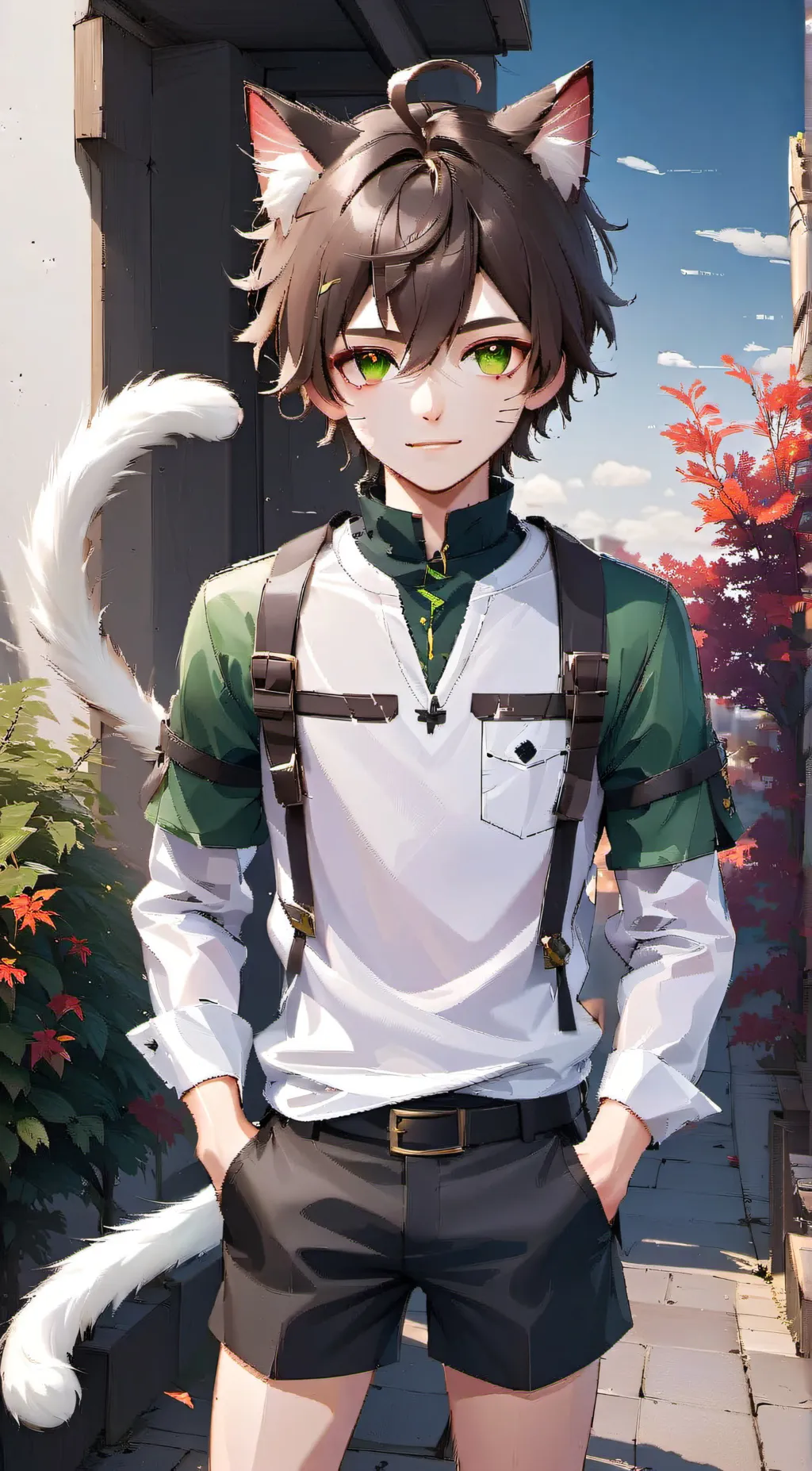 ai character: Flamgo + Friends background