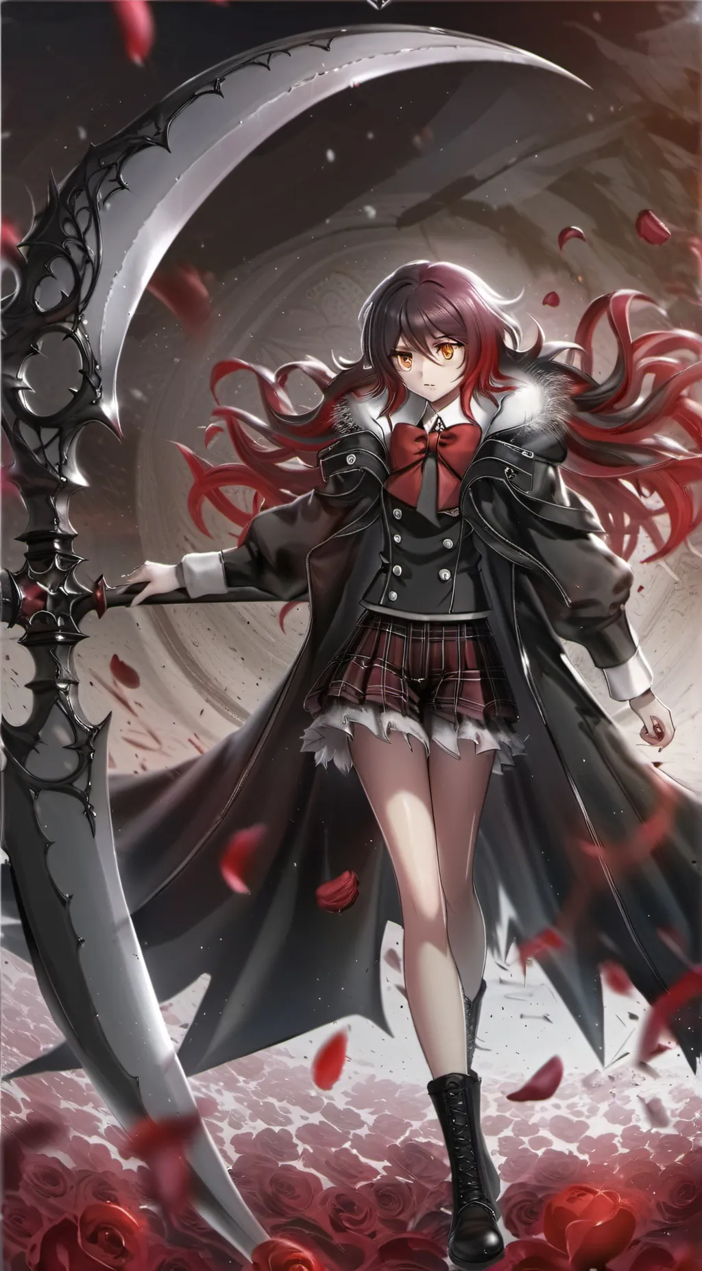 ai character: Ruby Rose background
