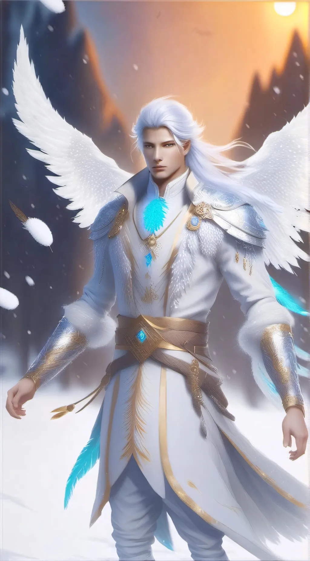 ai character: Vincent Spirit  background