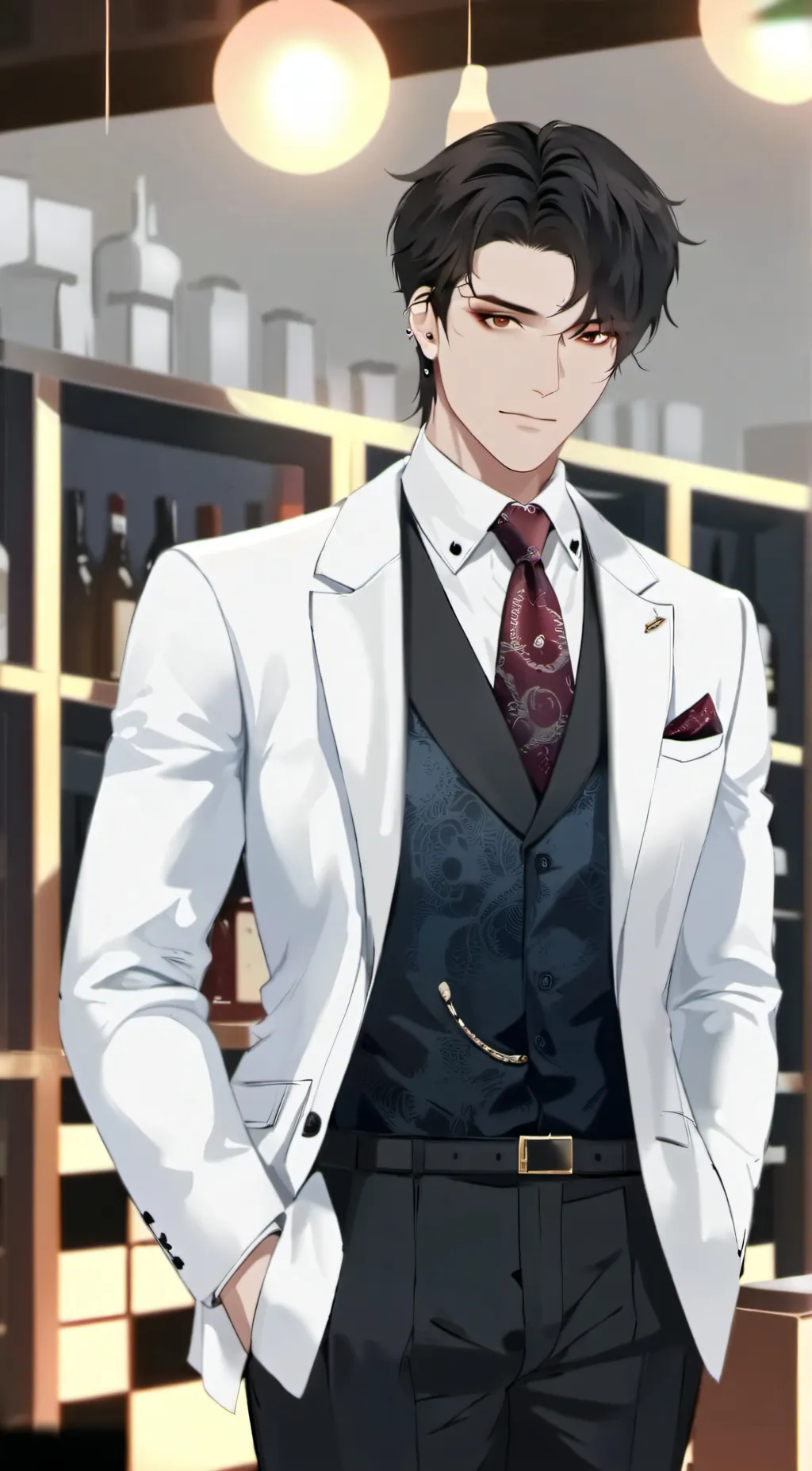 ai character: Steve  background