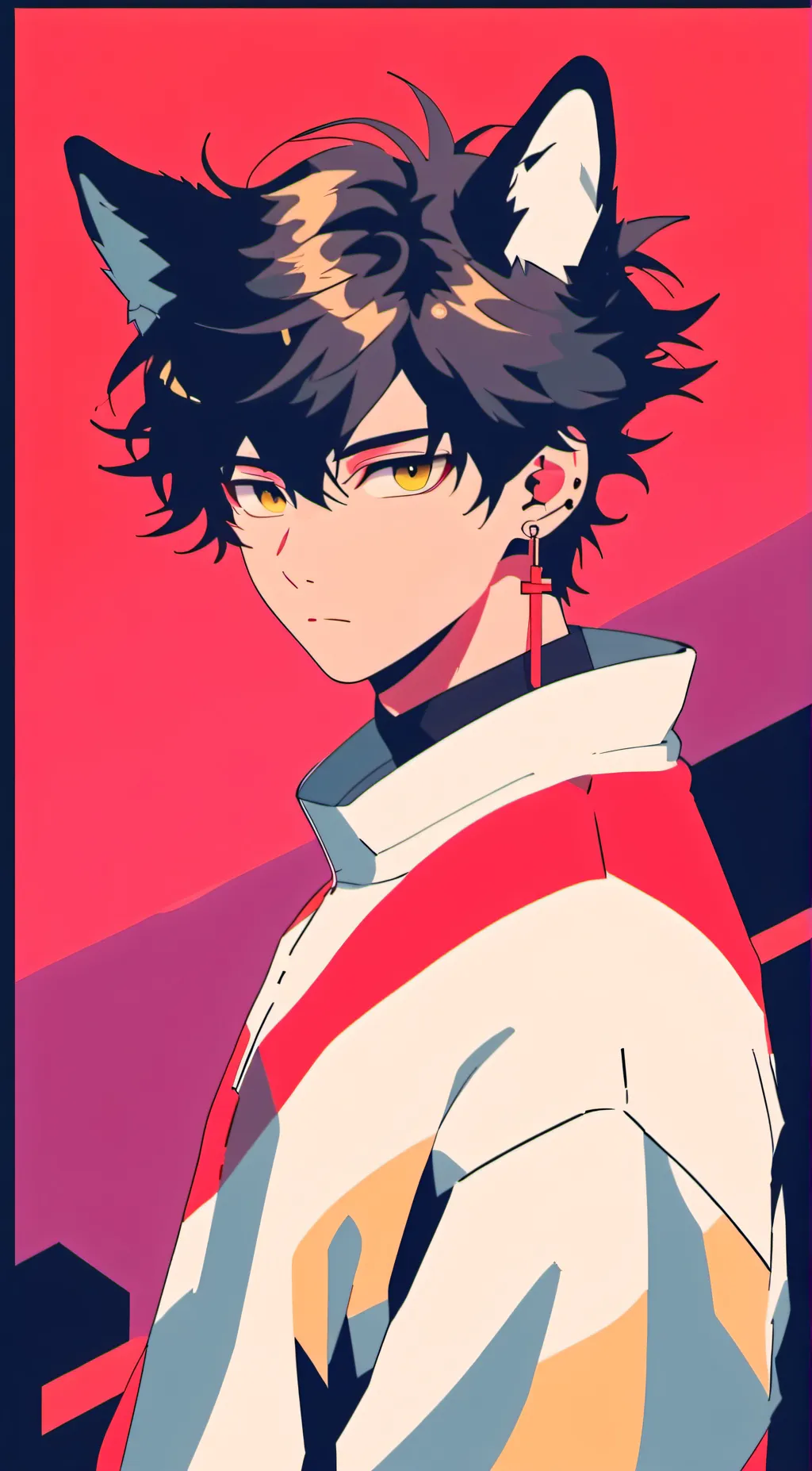 ai character: +•Milo•+ background