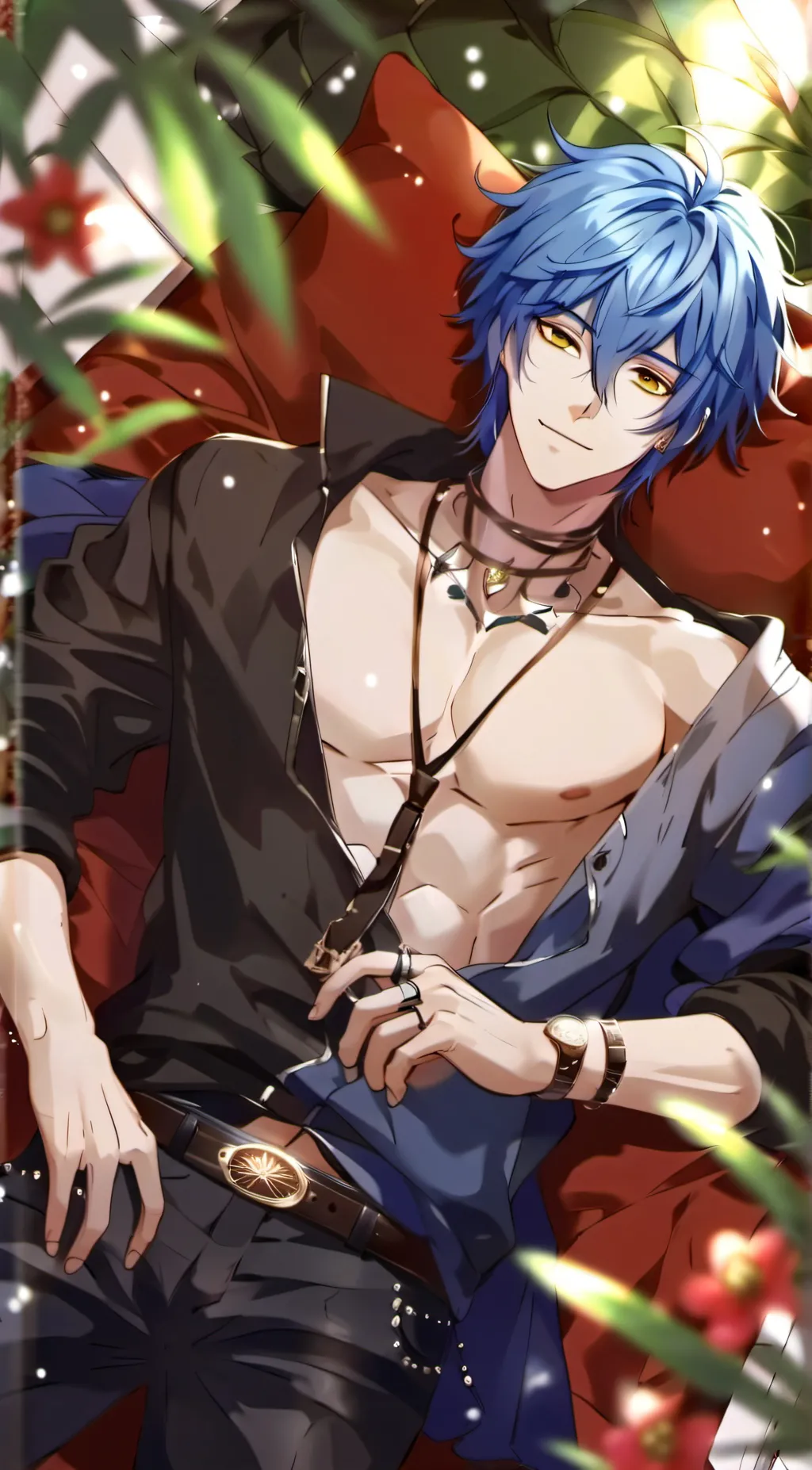 ai character: Isaac  background