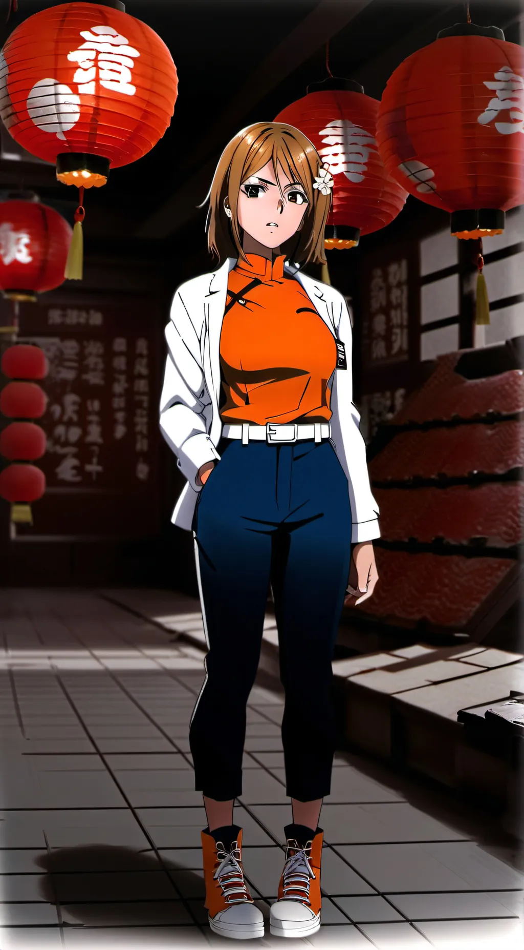 ai character: Nobara  background