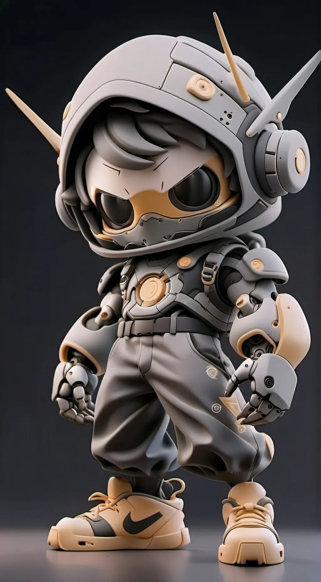 ai character: The weird robot background
