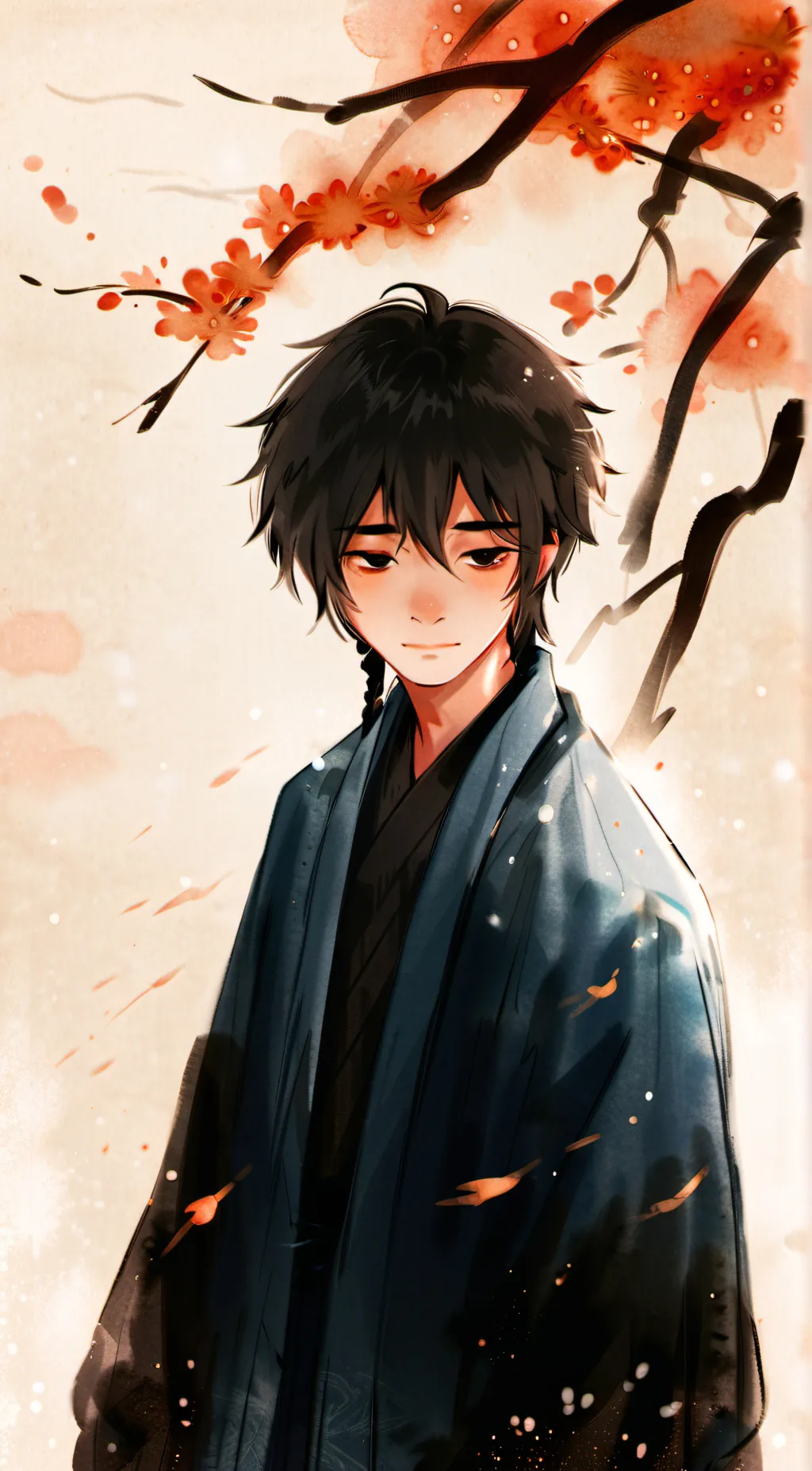 ai character: Hiro hamada  background