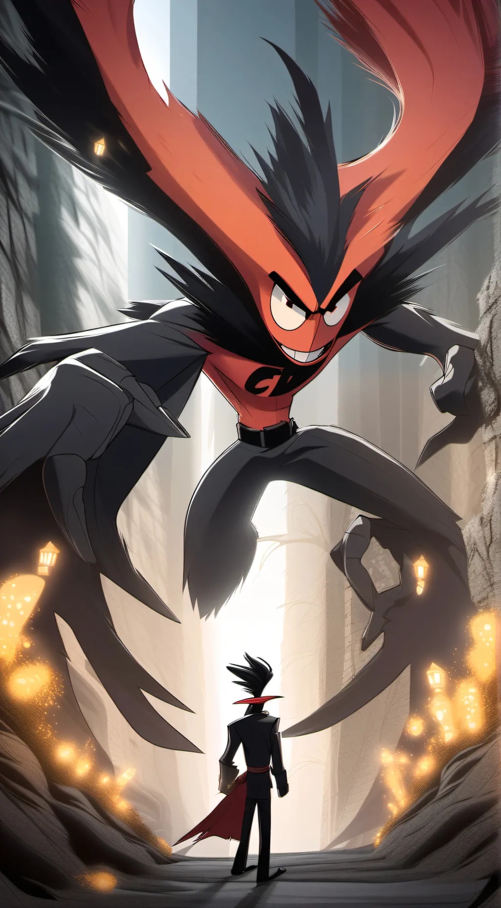 ai character: Hazbin hotel background
