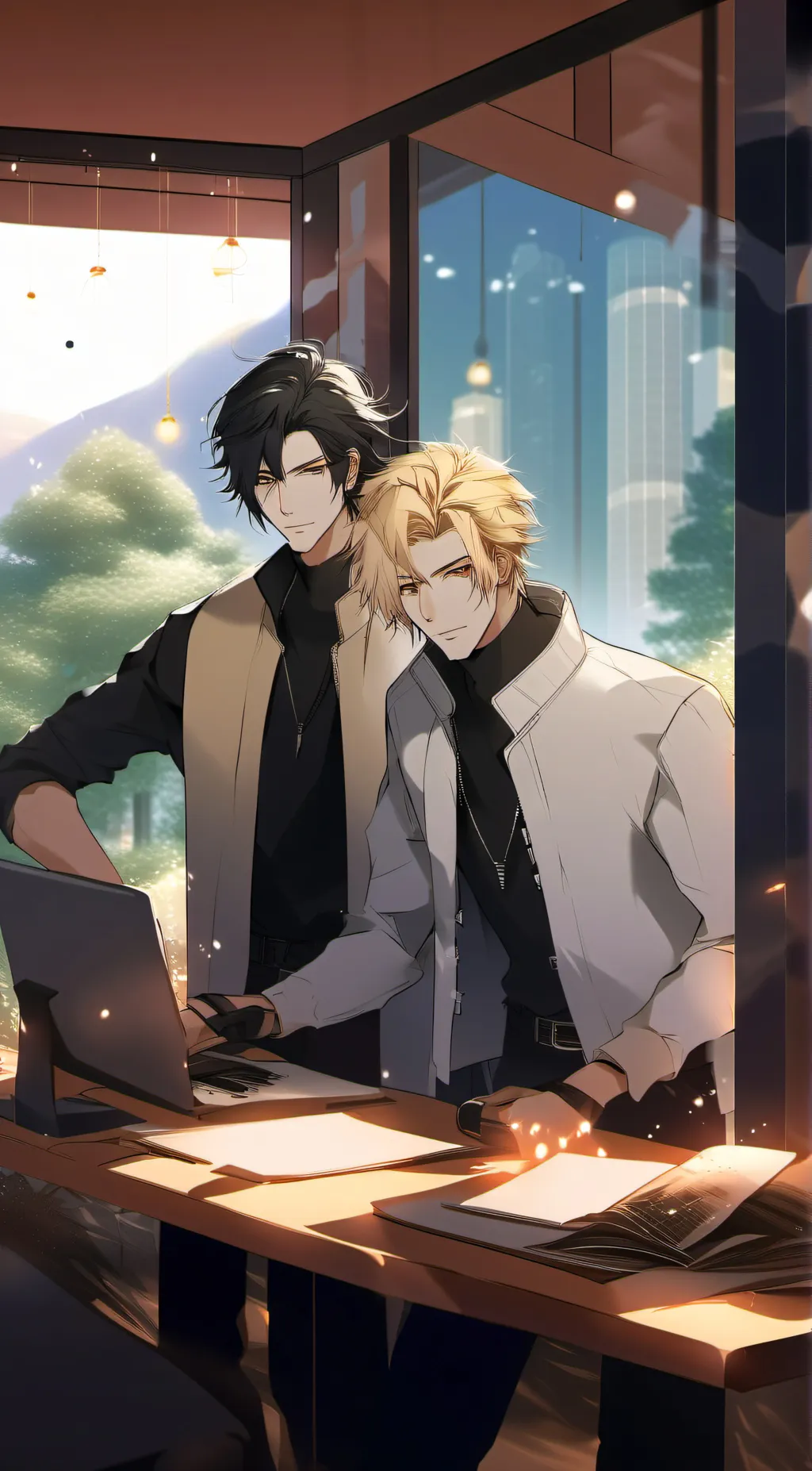 ai character: Jacob and Lucas background