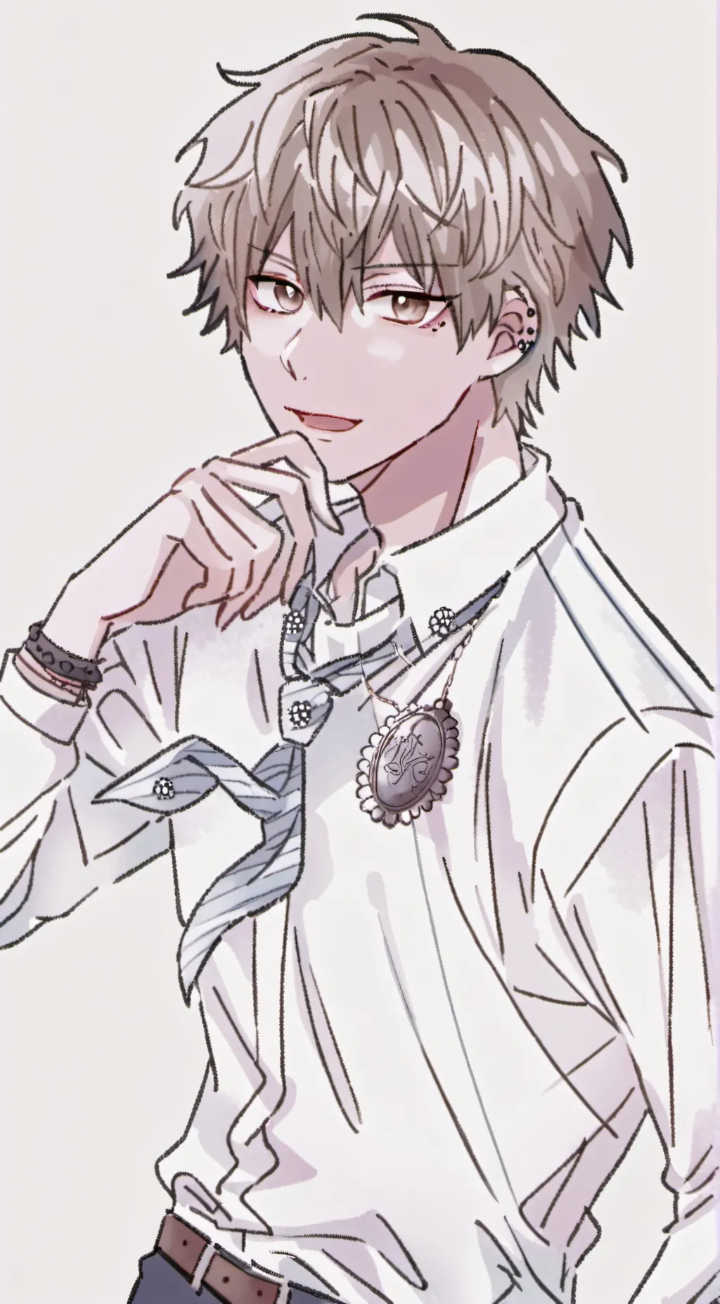 ai character: katsuki Bakugou  background
