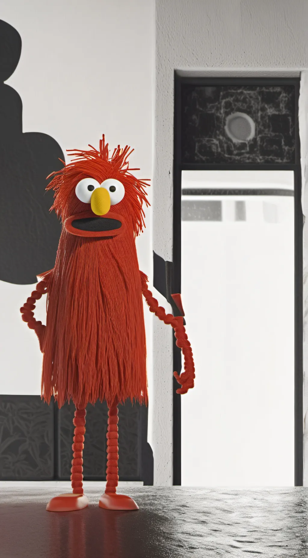 ai character: Red Guy background