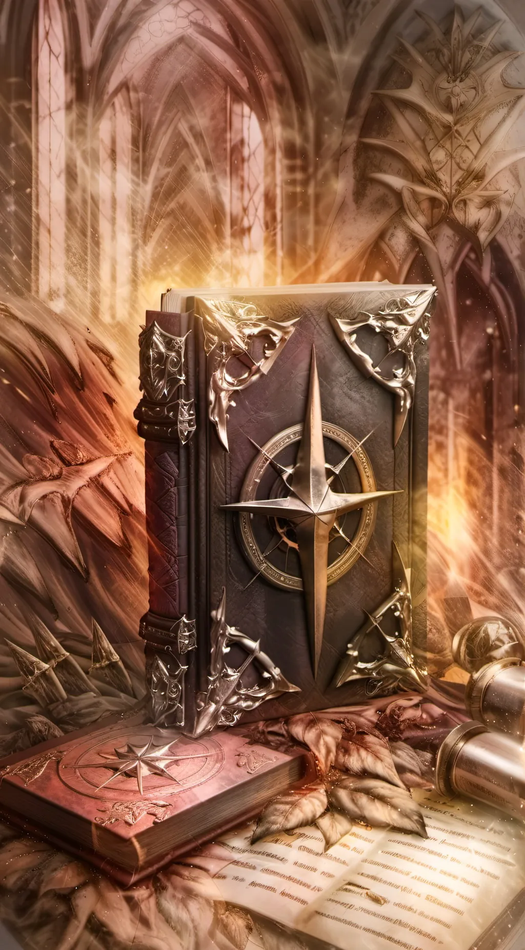 ai character: The Cursed Book  background