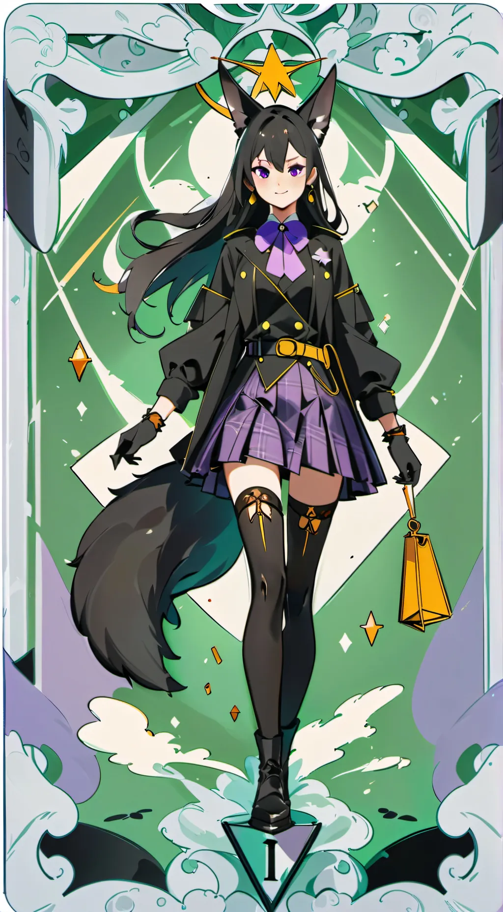 ai character: Foxy background