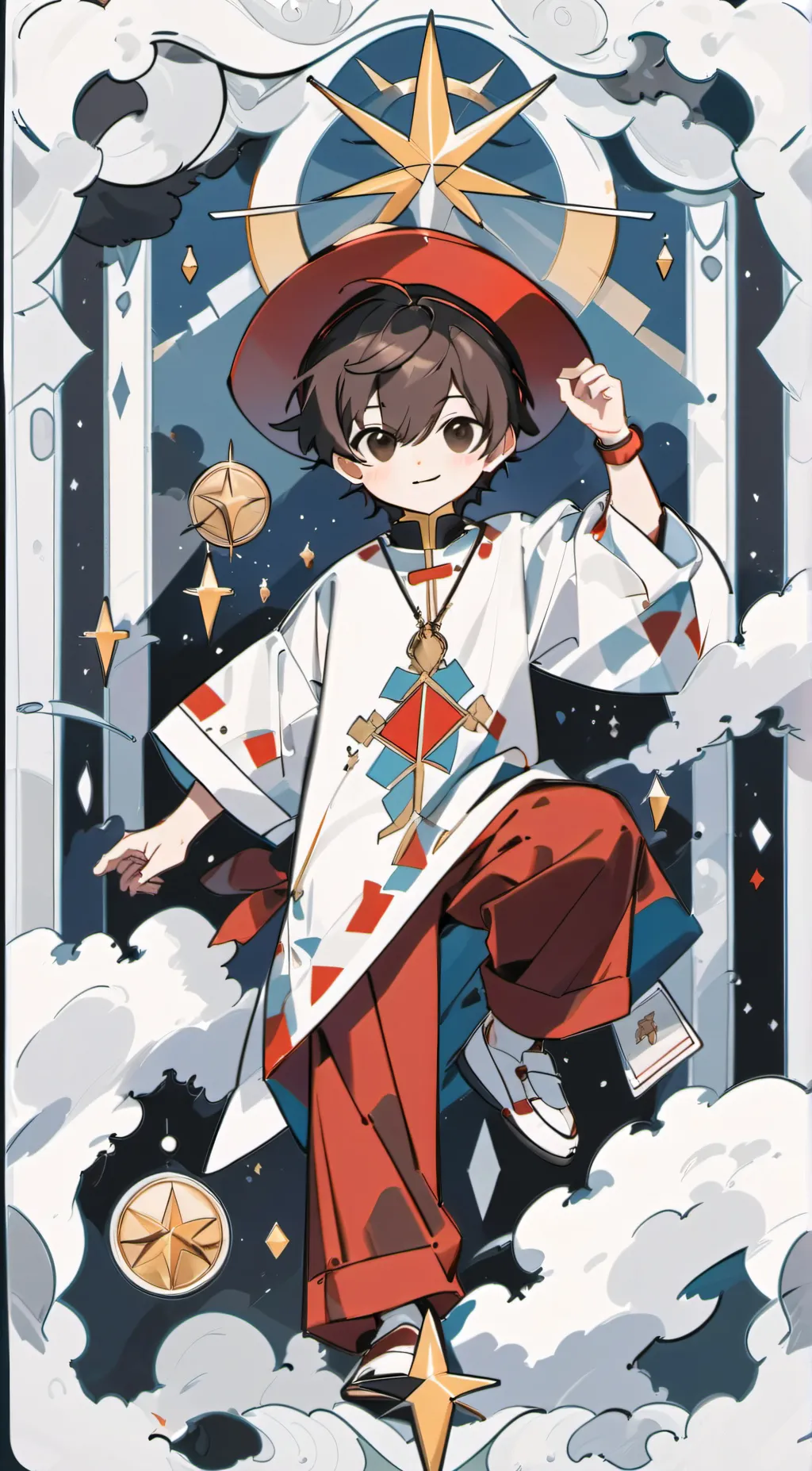 ai character: Shaman king 👑 background