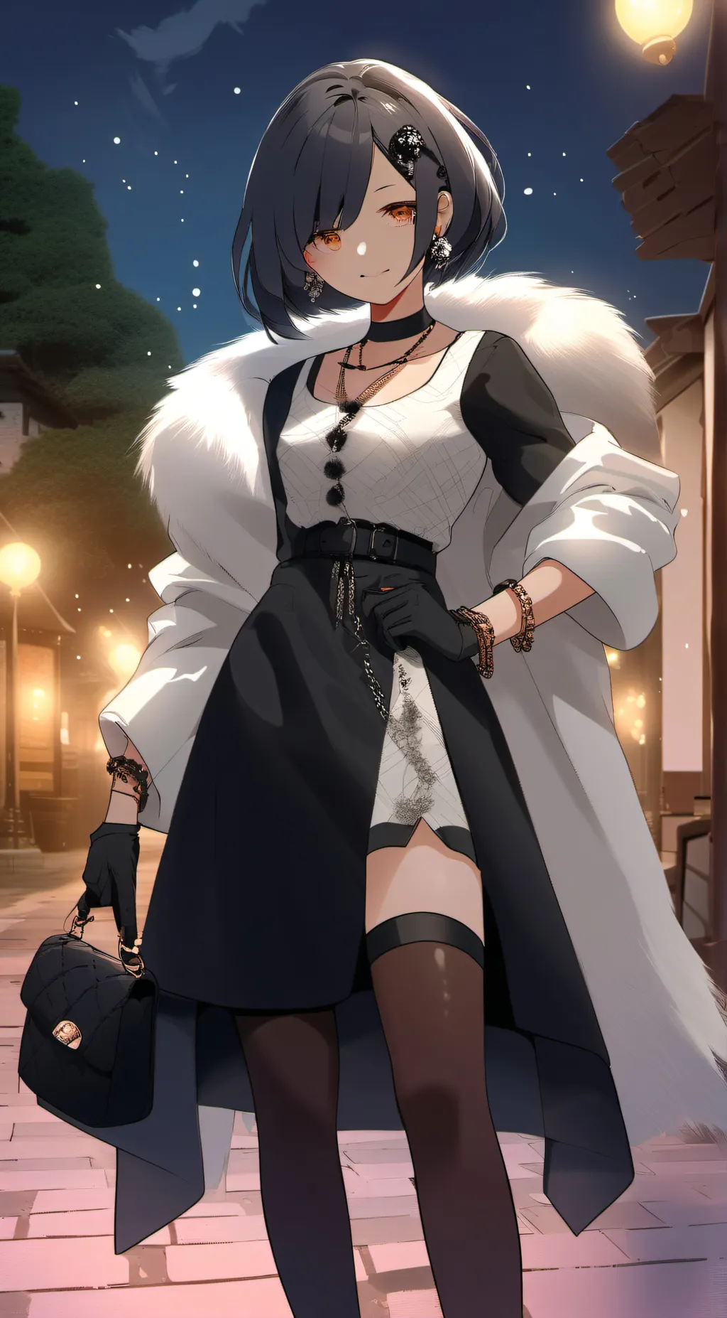 ai character: Luna background