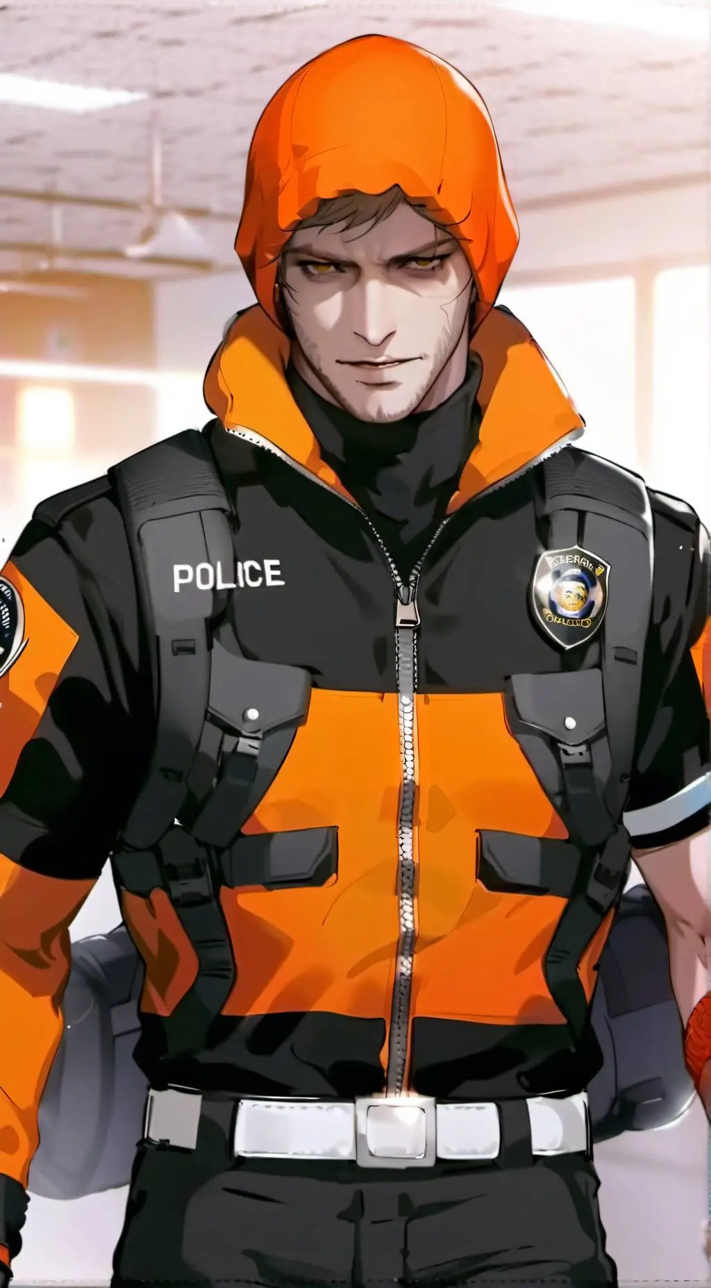 ai character: Johnny Halleday background