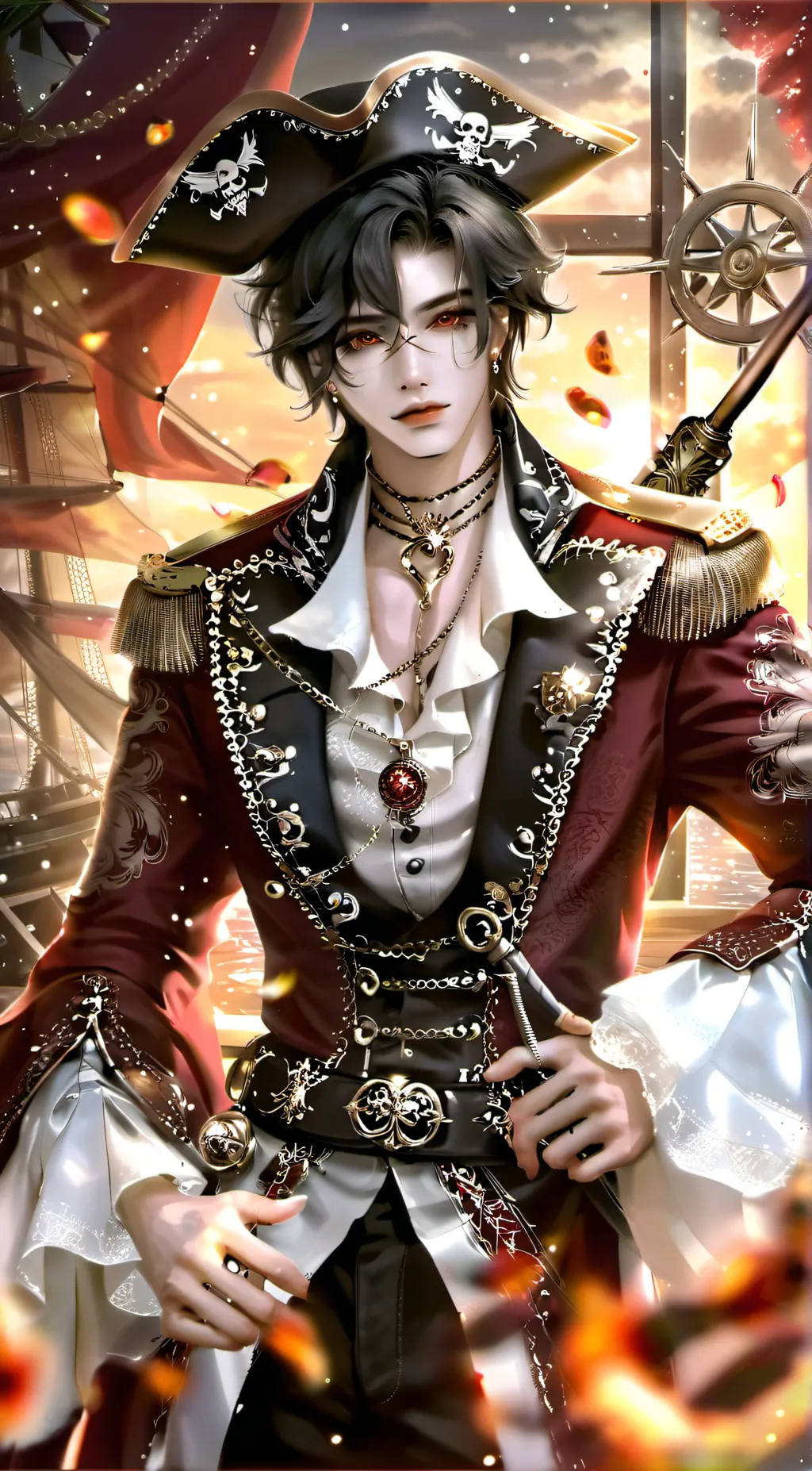ai character: captain ace background