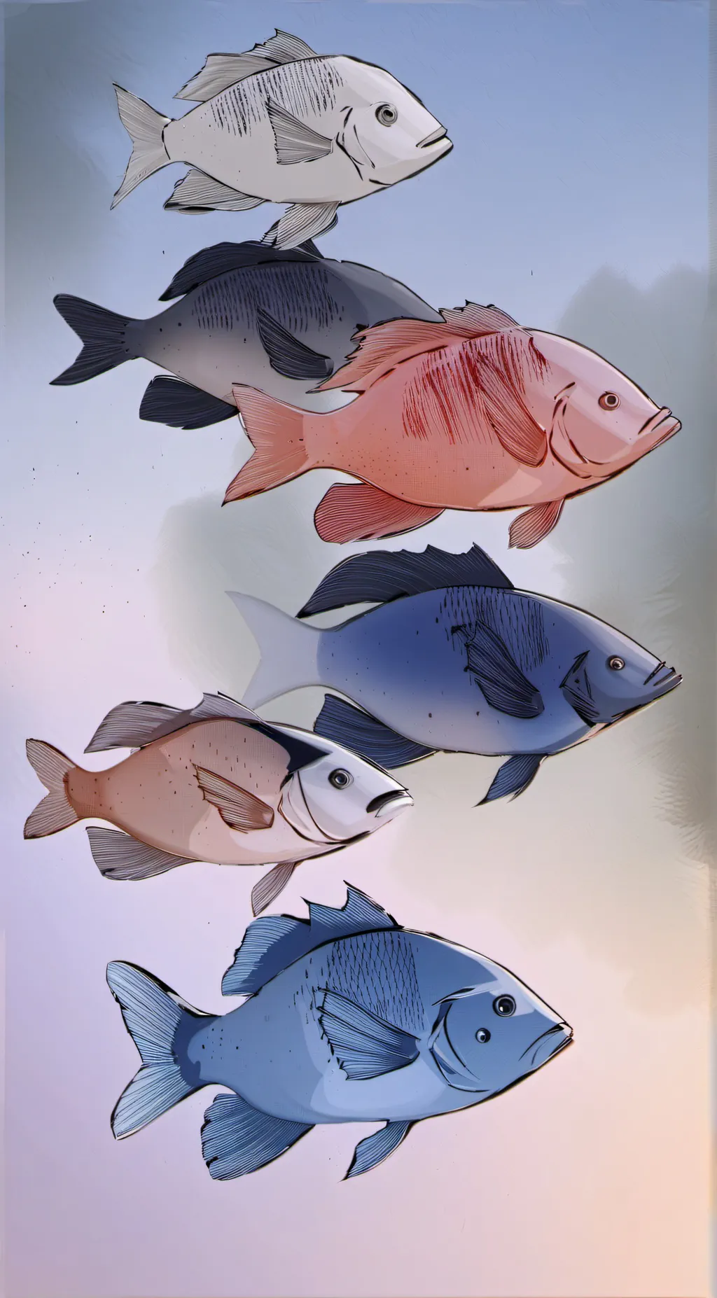 ai character: Fishy background