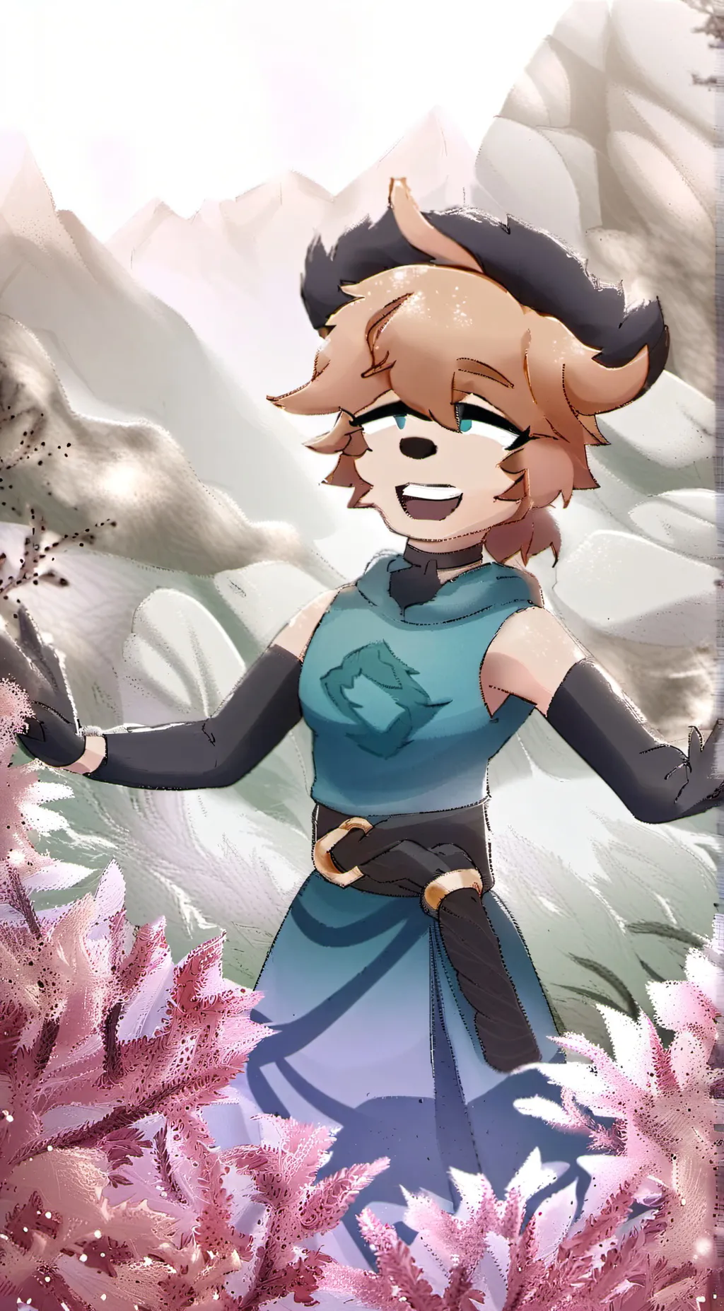 ai character: Glamrock Freddy background