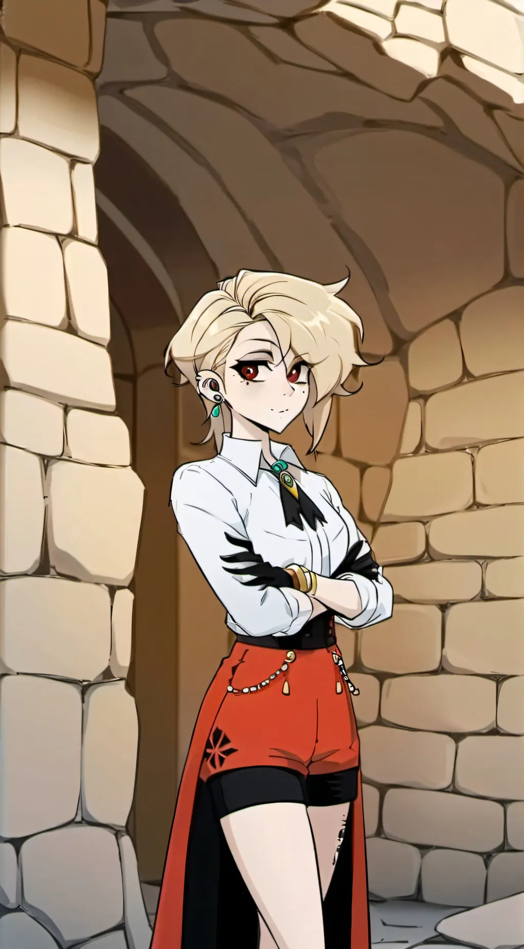 ai character: princess Fell background