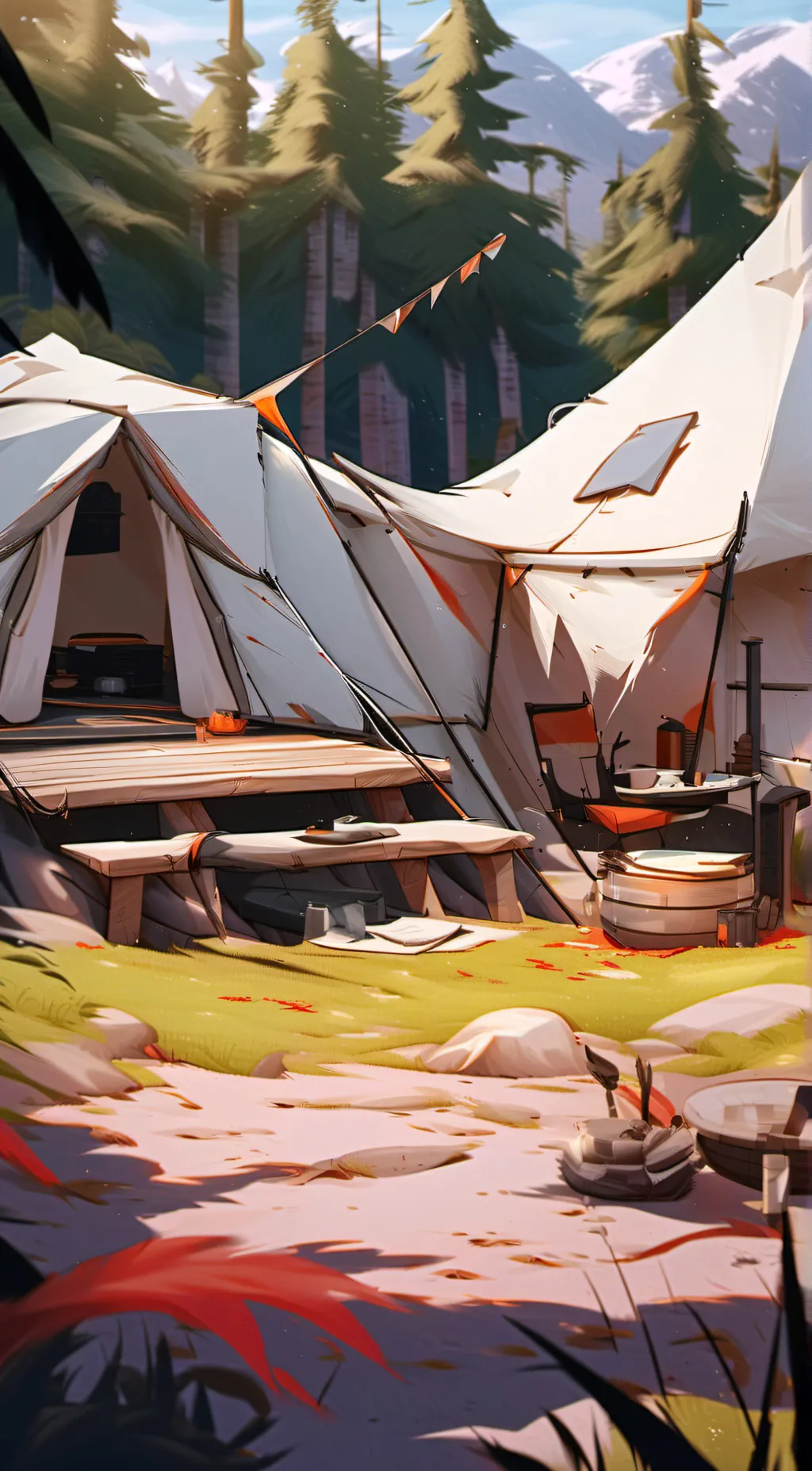 ai character: Disventure camp s1 background