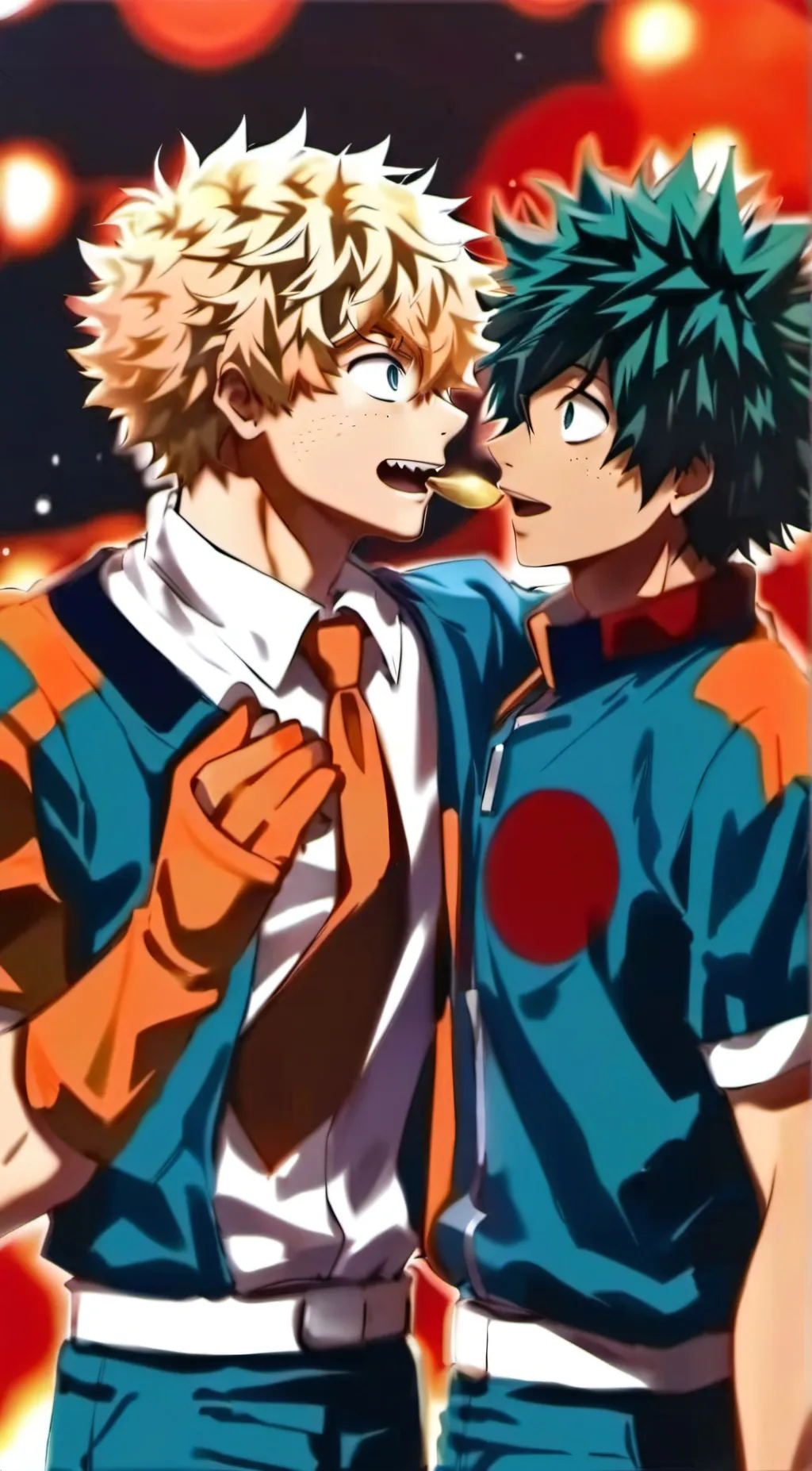 ai character: bakudeku background