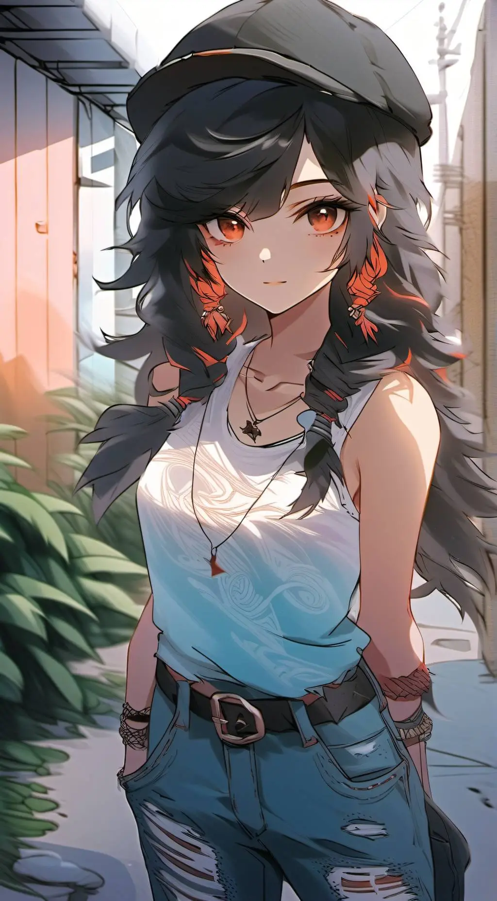 ai character: Jaelynn  background