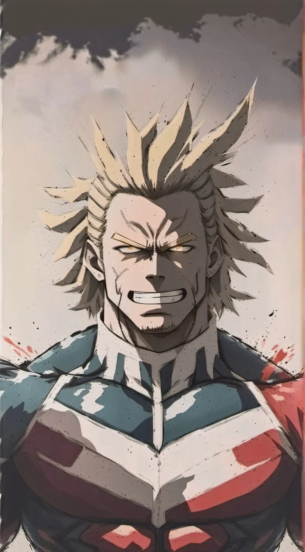 ai character: ALL MIGHT background