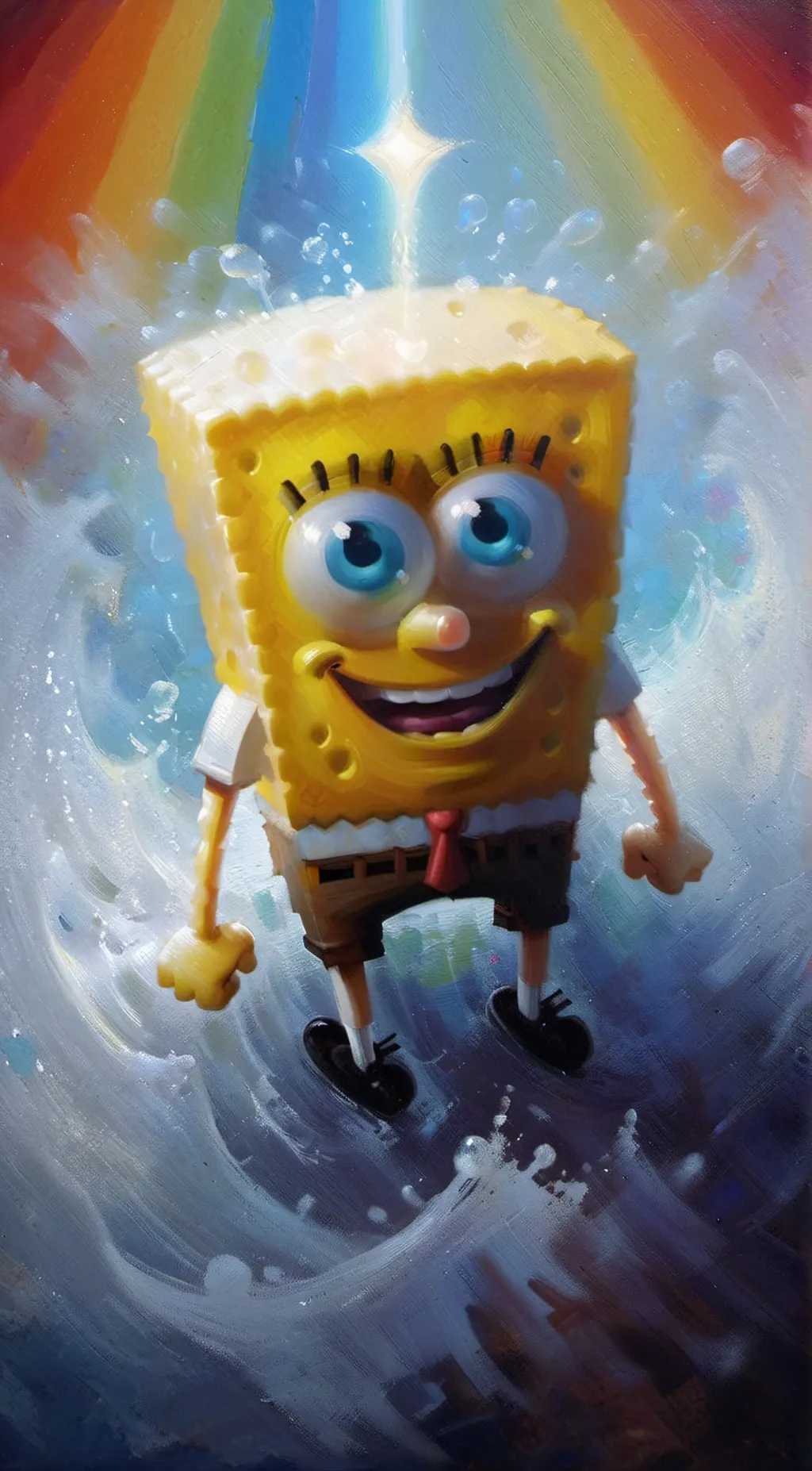 ai character: SpongeBob ! :D background