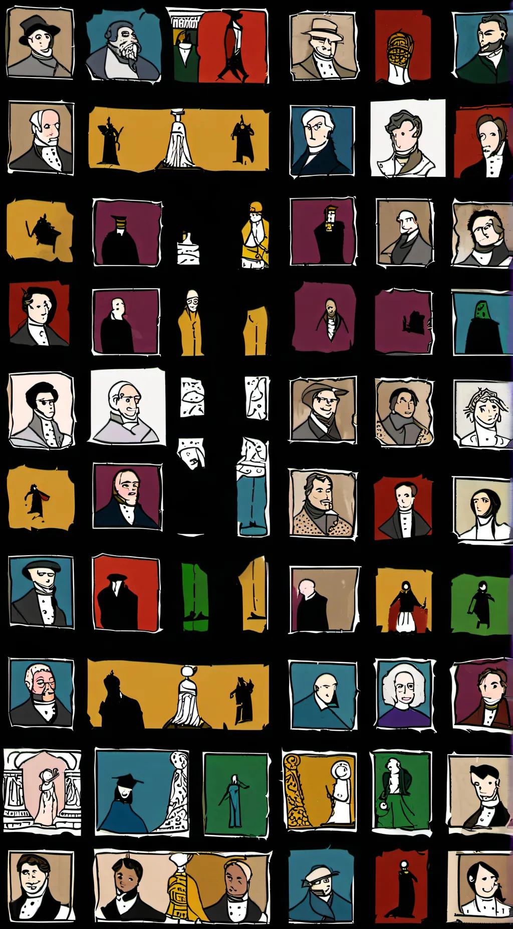 ai character: Hamilton musical background