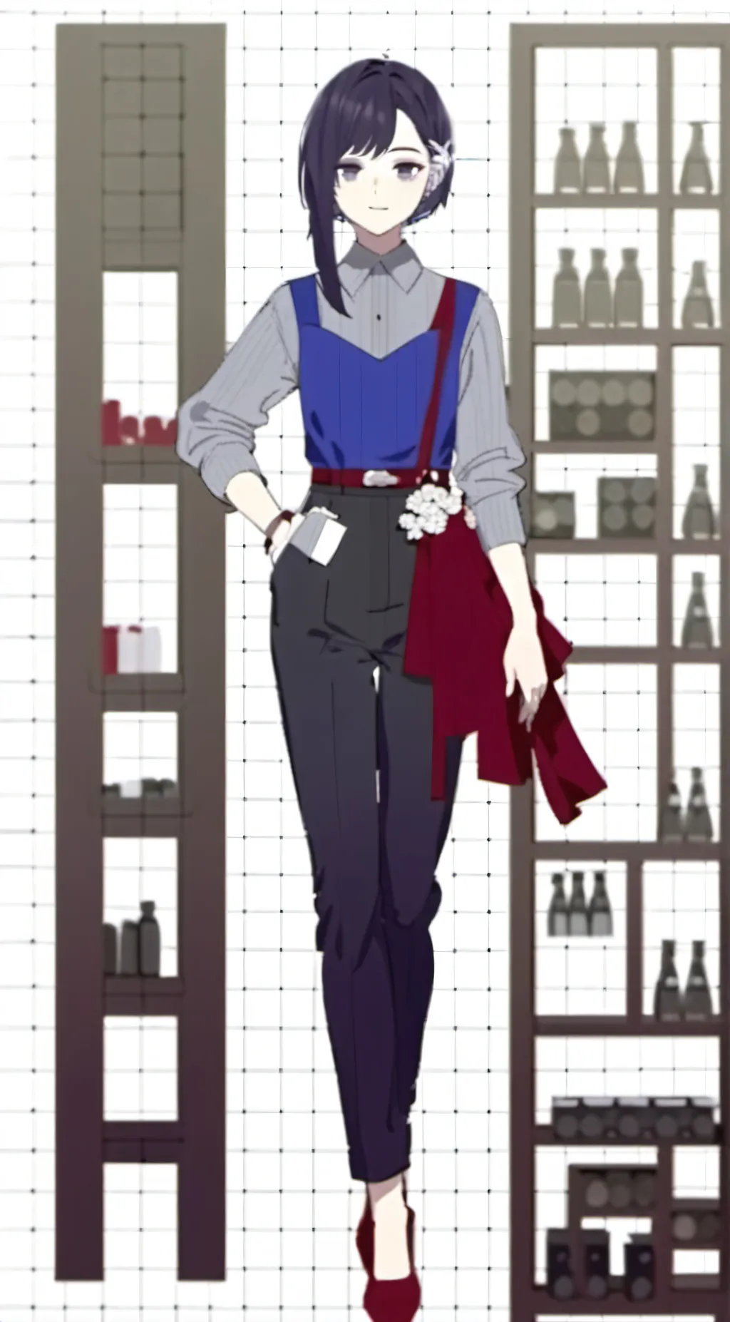 ai character: Ashly Campbell background