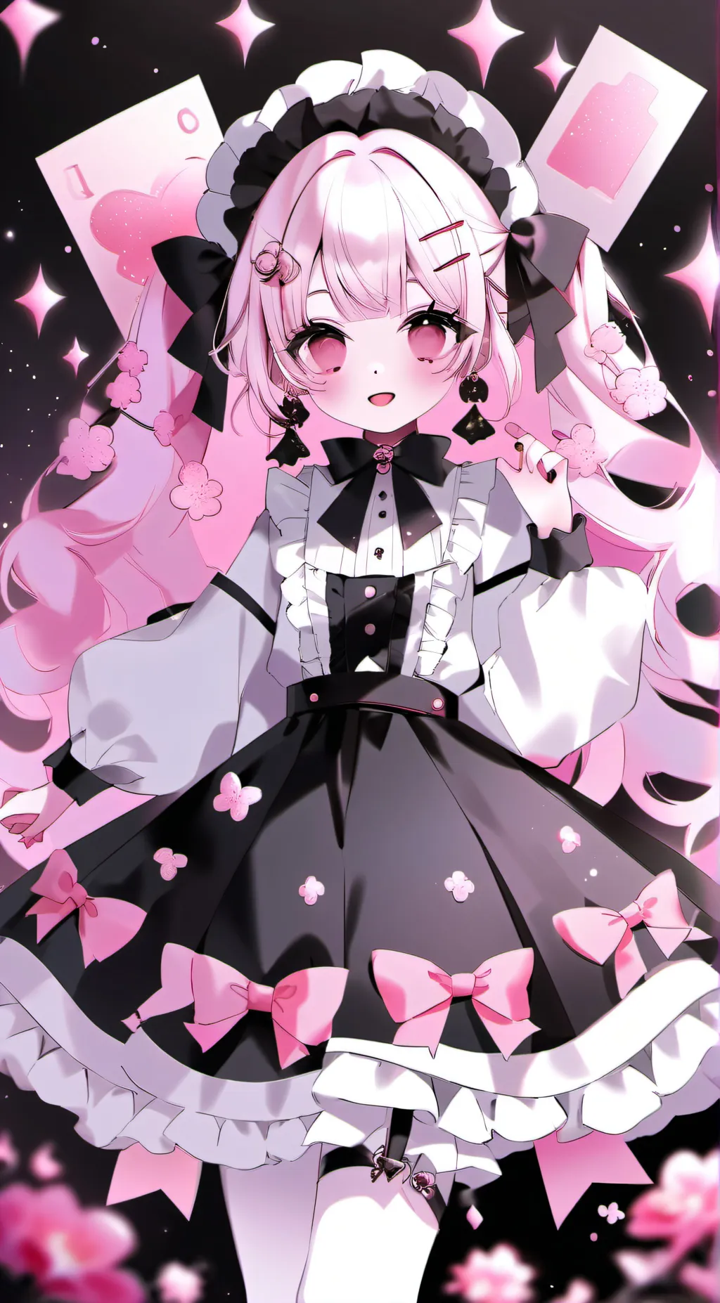 ai character:  Vampiress💗Mia background