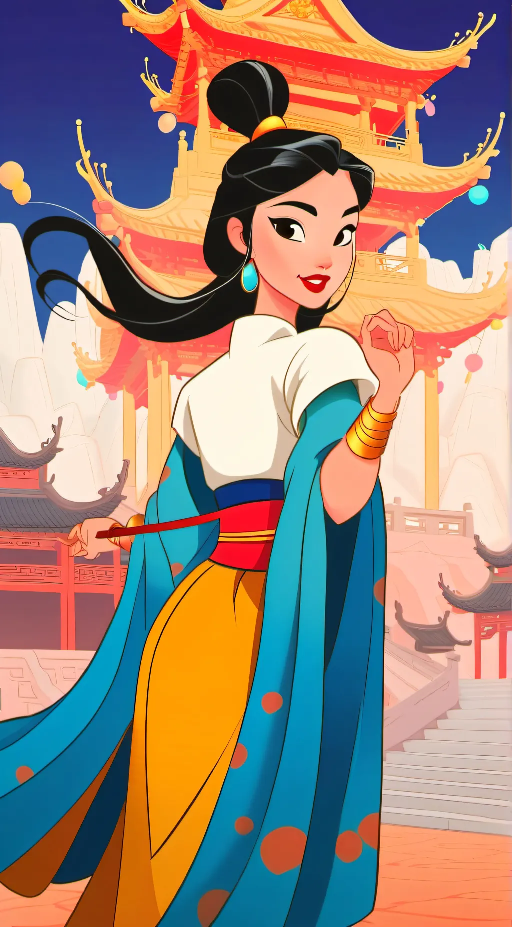 ai character: mulan background