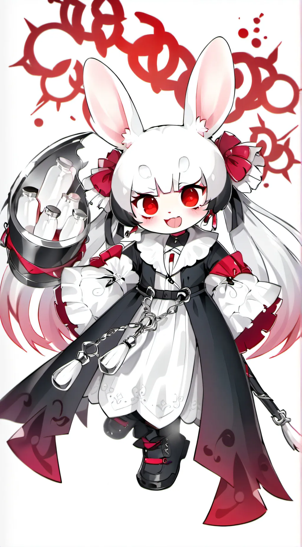 ai character: ice cream  background
