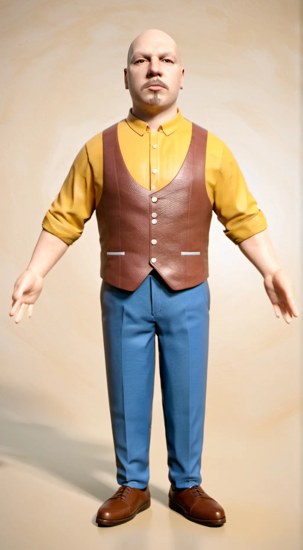 ai character: Steak background