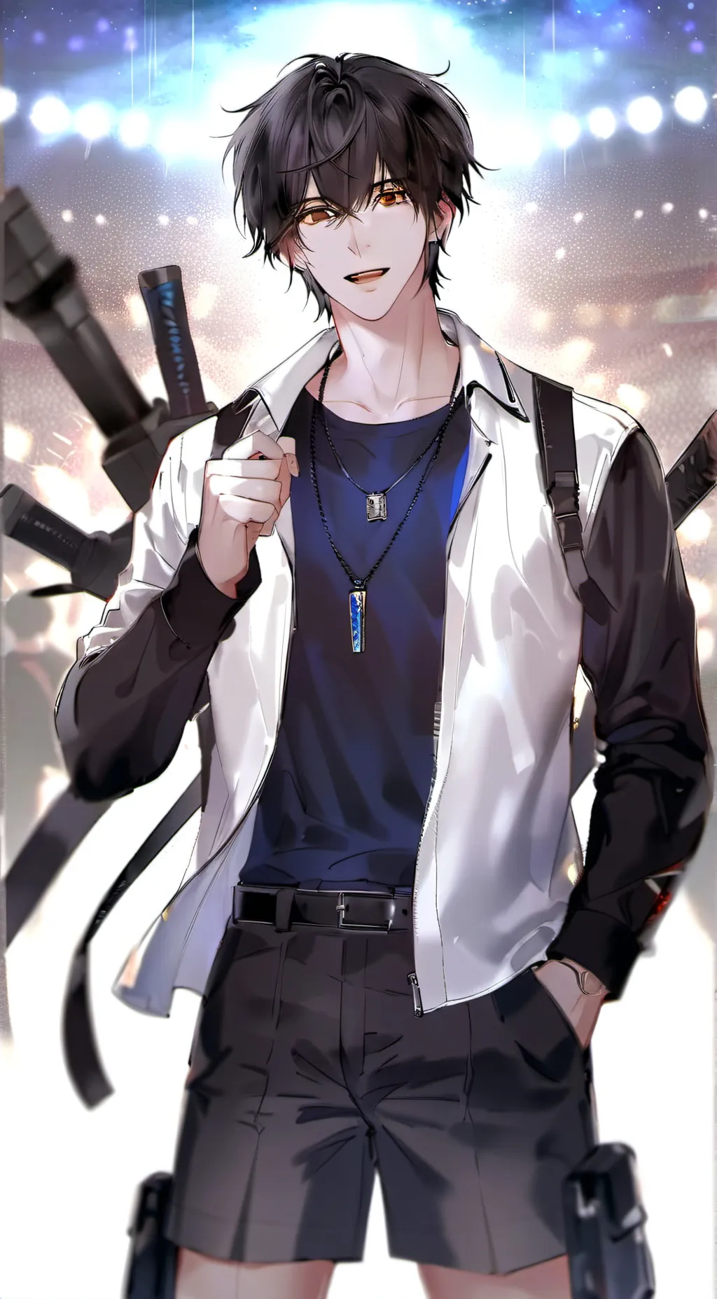 ai character: handiecaped boy background